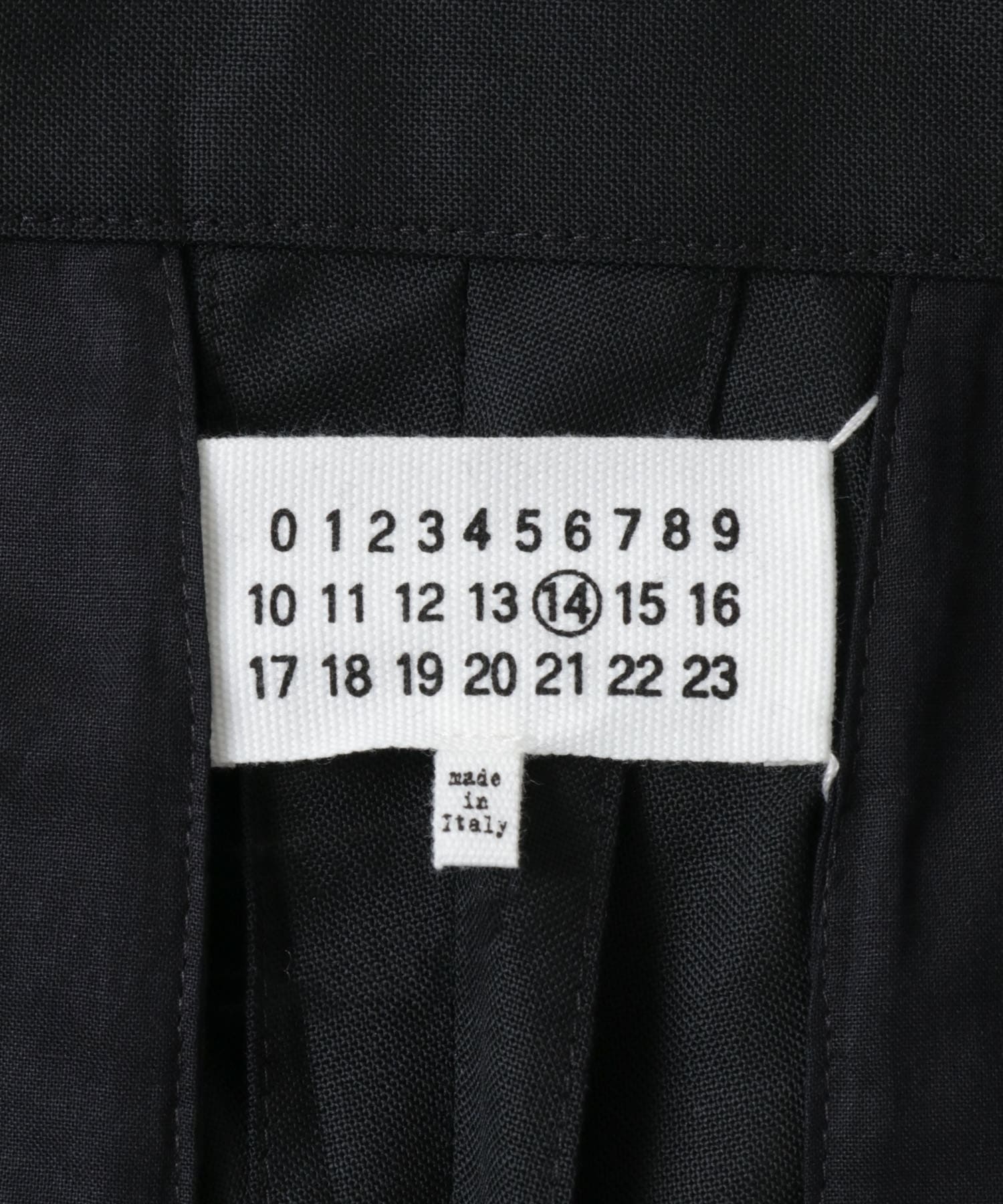 パンツ made in ITALY maison margiela blackpants made in ITALY maison margiela blackpants