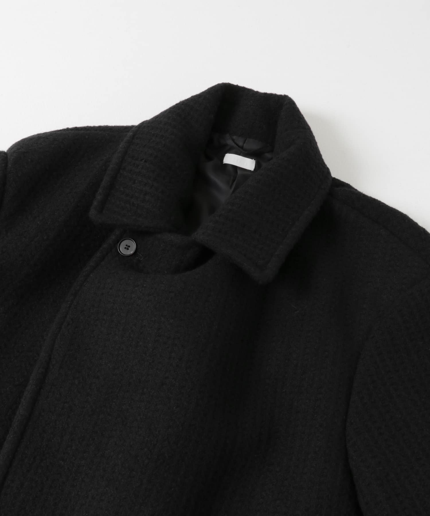 SEEALL　ポロコート BLACK 2