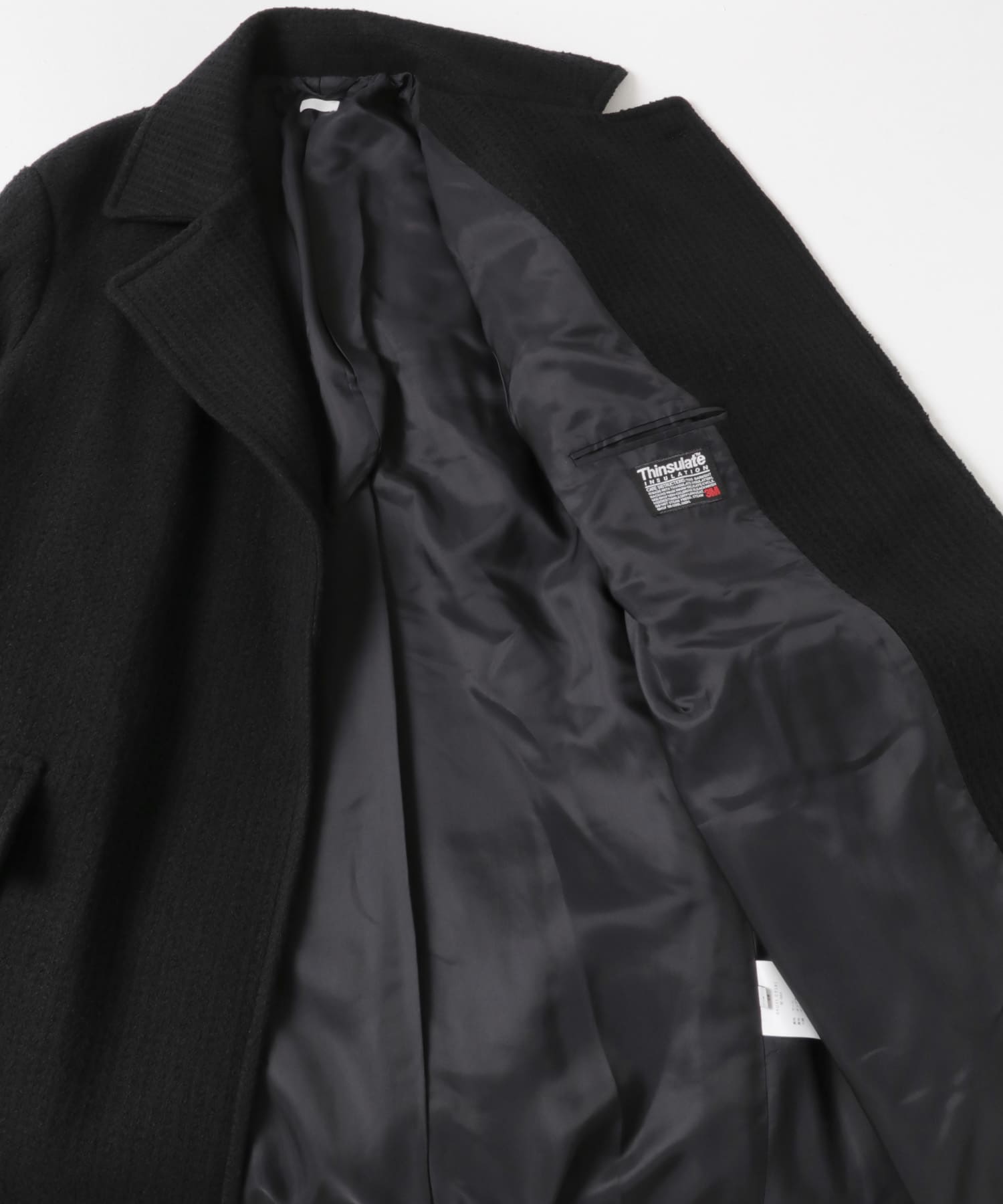 SEEALL　ポロコート BLACK 2
