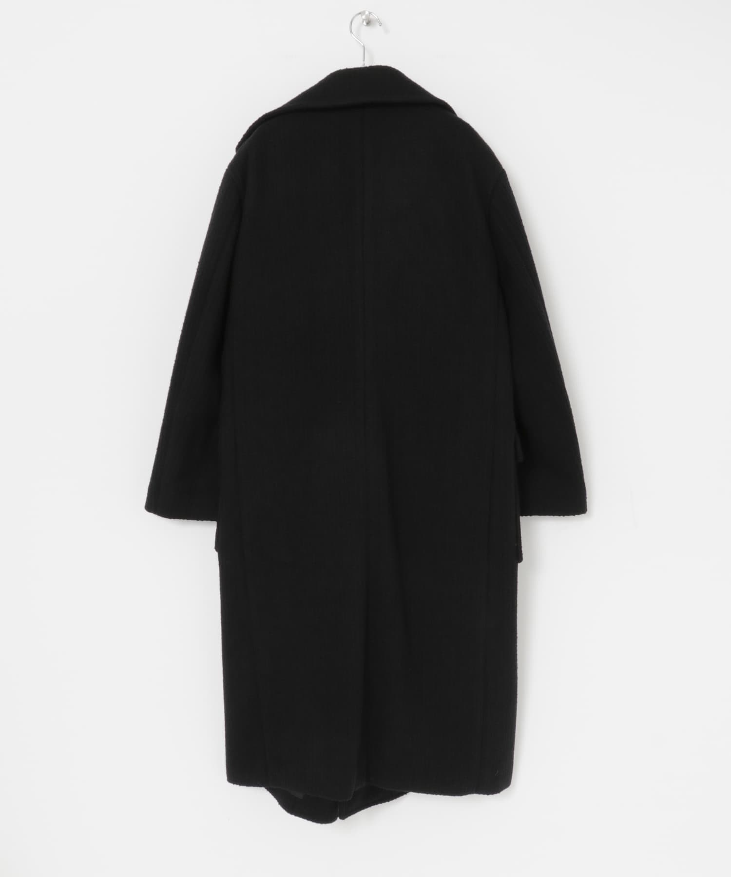 SEEALL　ポロコート BLACK 2