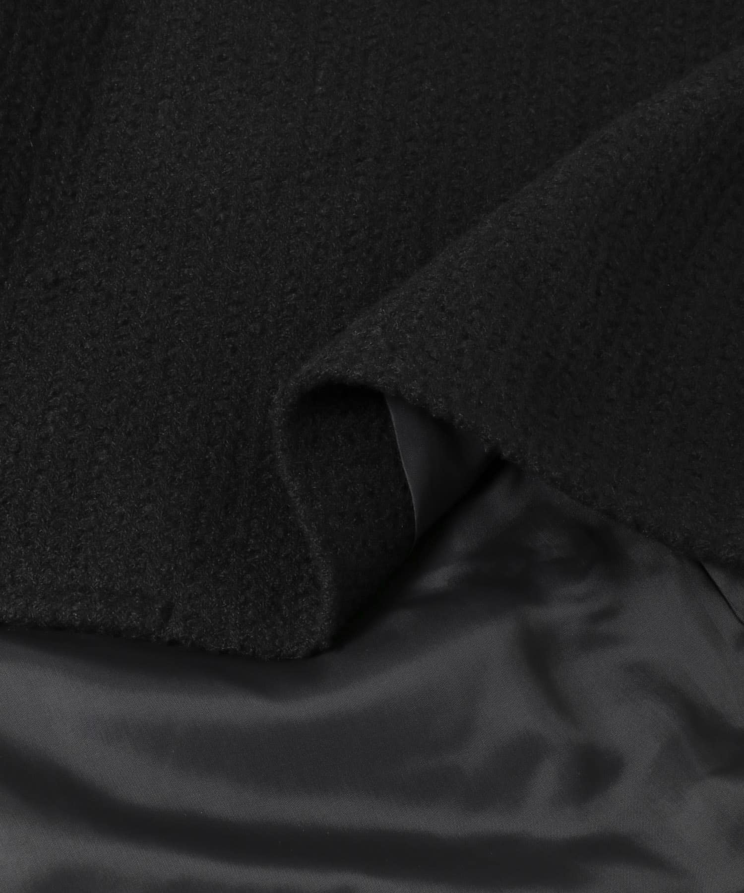 SEEALL　ポロコート BLACK 2