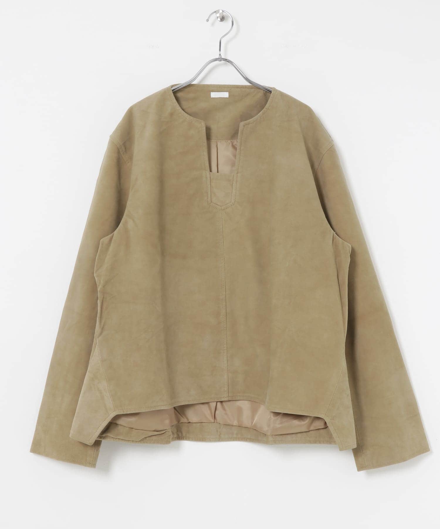 SEEALL　LEATHER KAFTAN