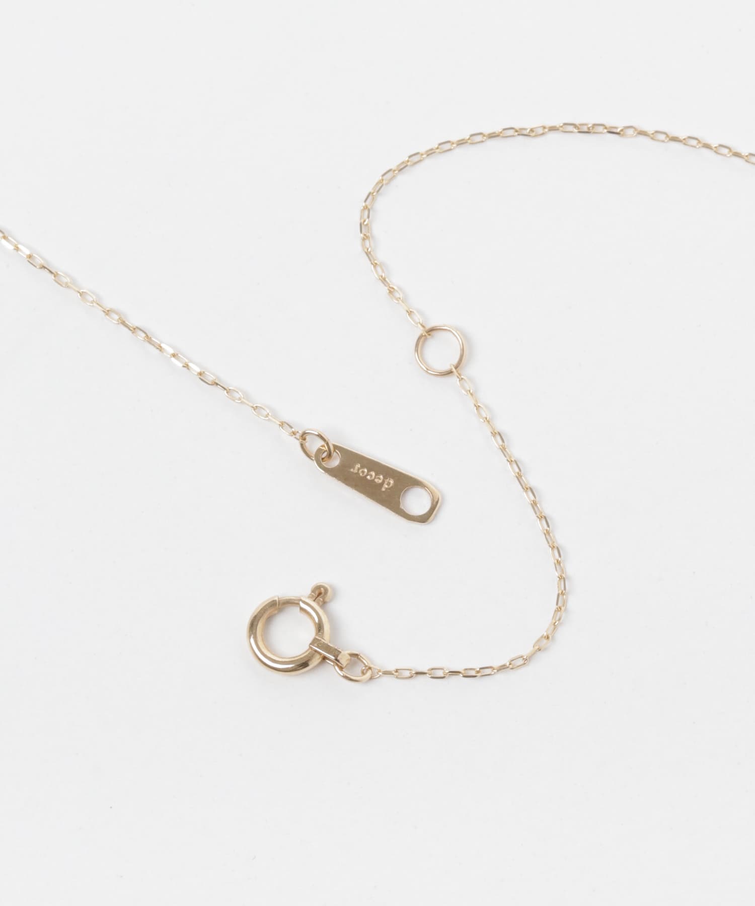 ff by decor urban research　キーネックレスピアス セット GOLD -