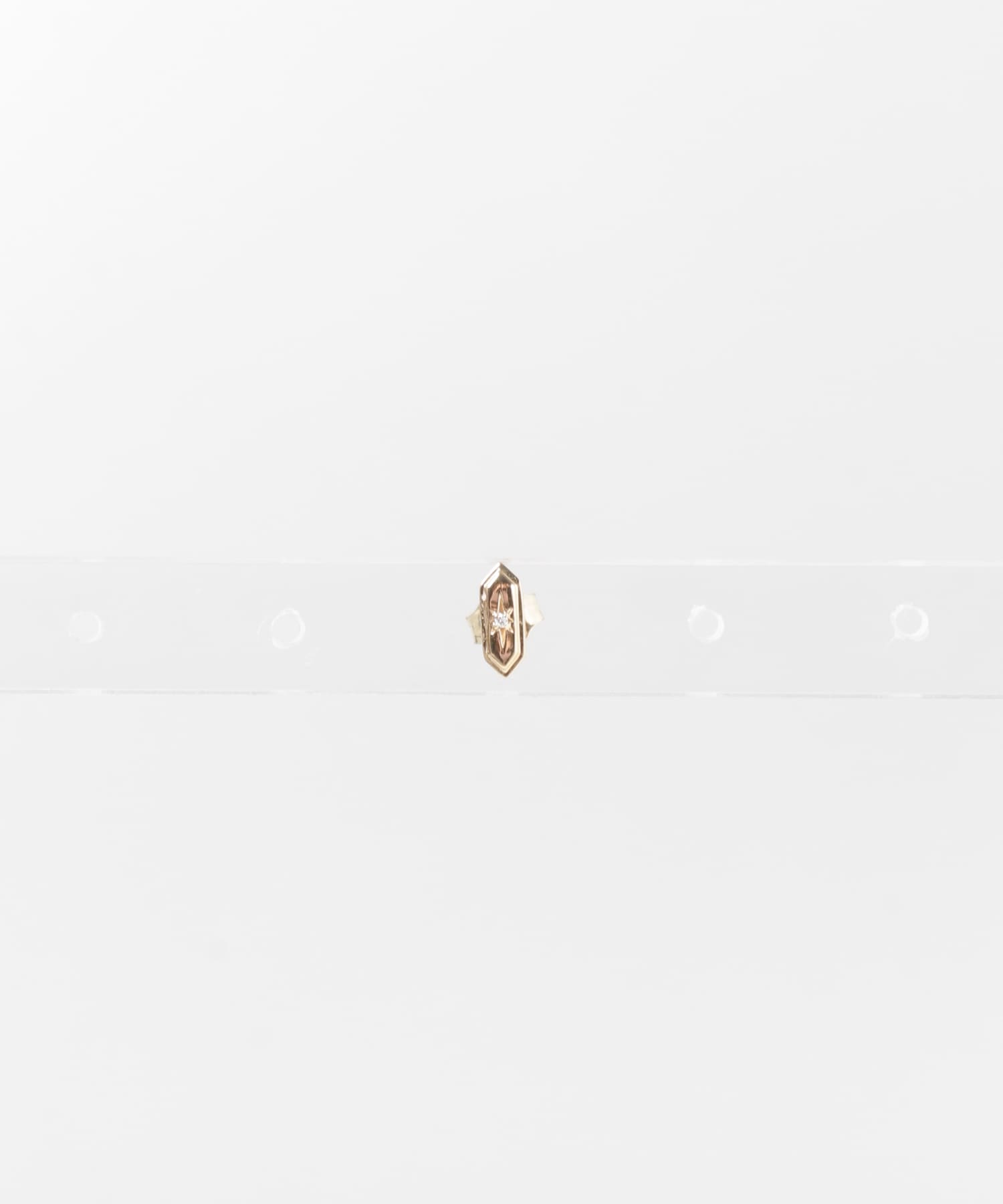 METIER　Astra Hexa Diamond Stud GD/Diamond -