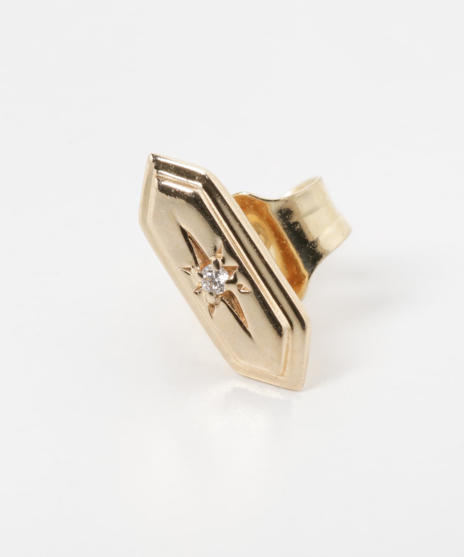 METIER　Astra Hexa Diamond Stud GD/Diamond -