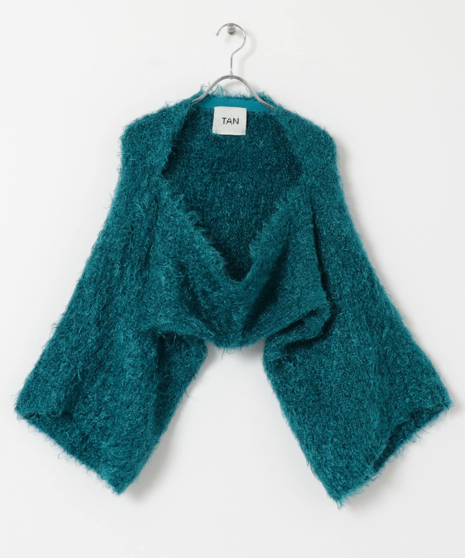 TAN　METALLICLIKESHAGGYBOLERO M BLUE FREE