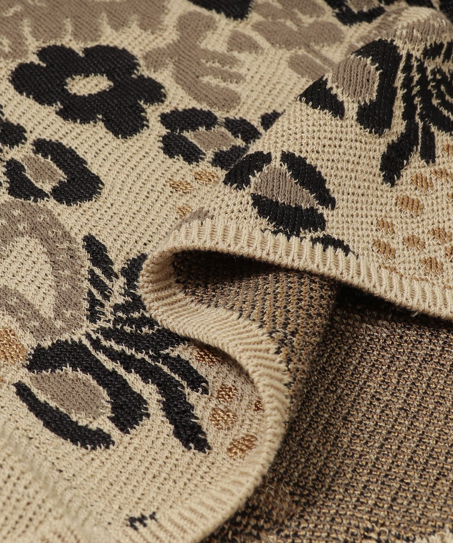 TAN　AQUATIC PLANT PANTS BEIGE FREE