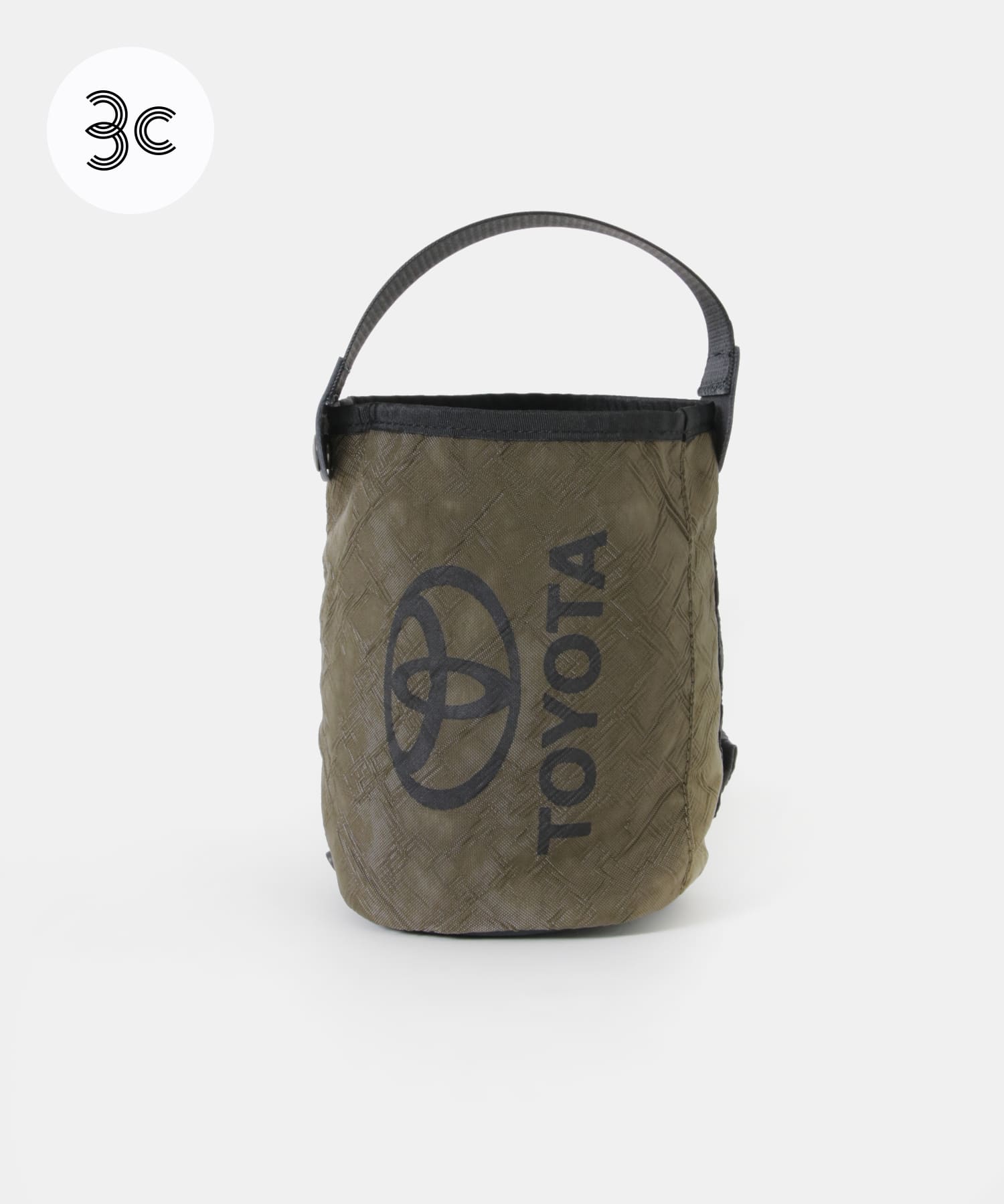 TOYOTA UPCYCLE　WET TISSUE ワイプケース オリーブ -