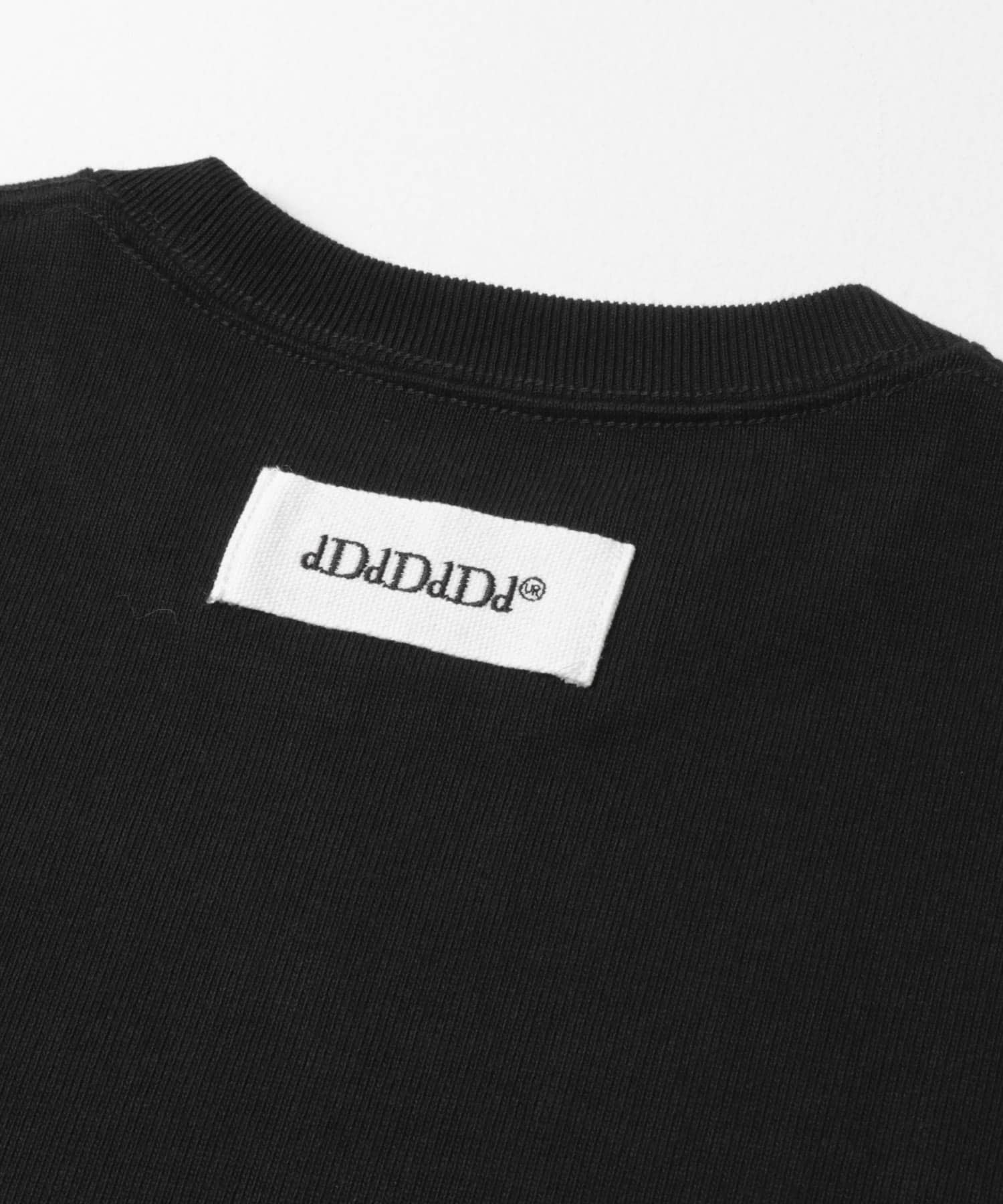 dDdDdDd　SUPER BIG ROUND SHORT SLEEVE T-SHIRTS BLACK S