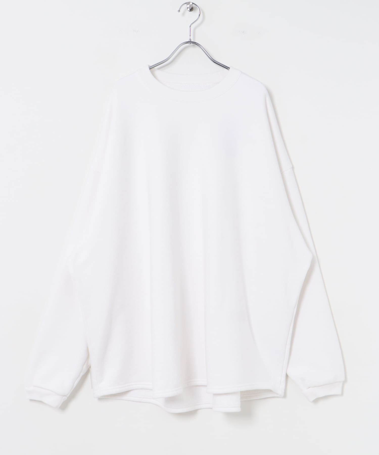 dDdDdDd　SUPER BIG CREW SWEAT WHITE S
