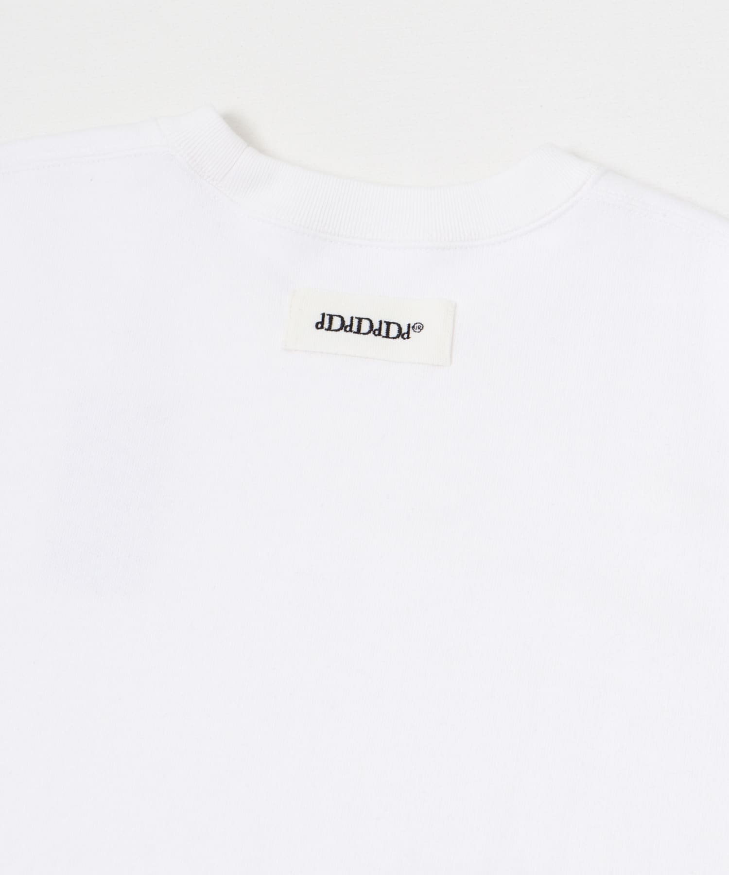dDdDdDd　SUPER BIG CREW SWEAT WHITE S