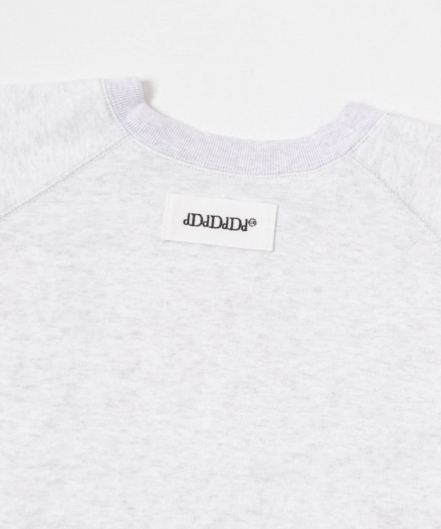 dDdDdDd　RAGLAN SLEEVE CREW SWEAT M.GRAY S