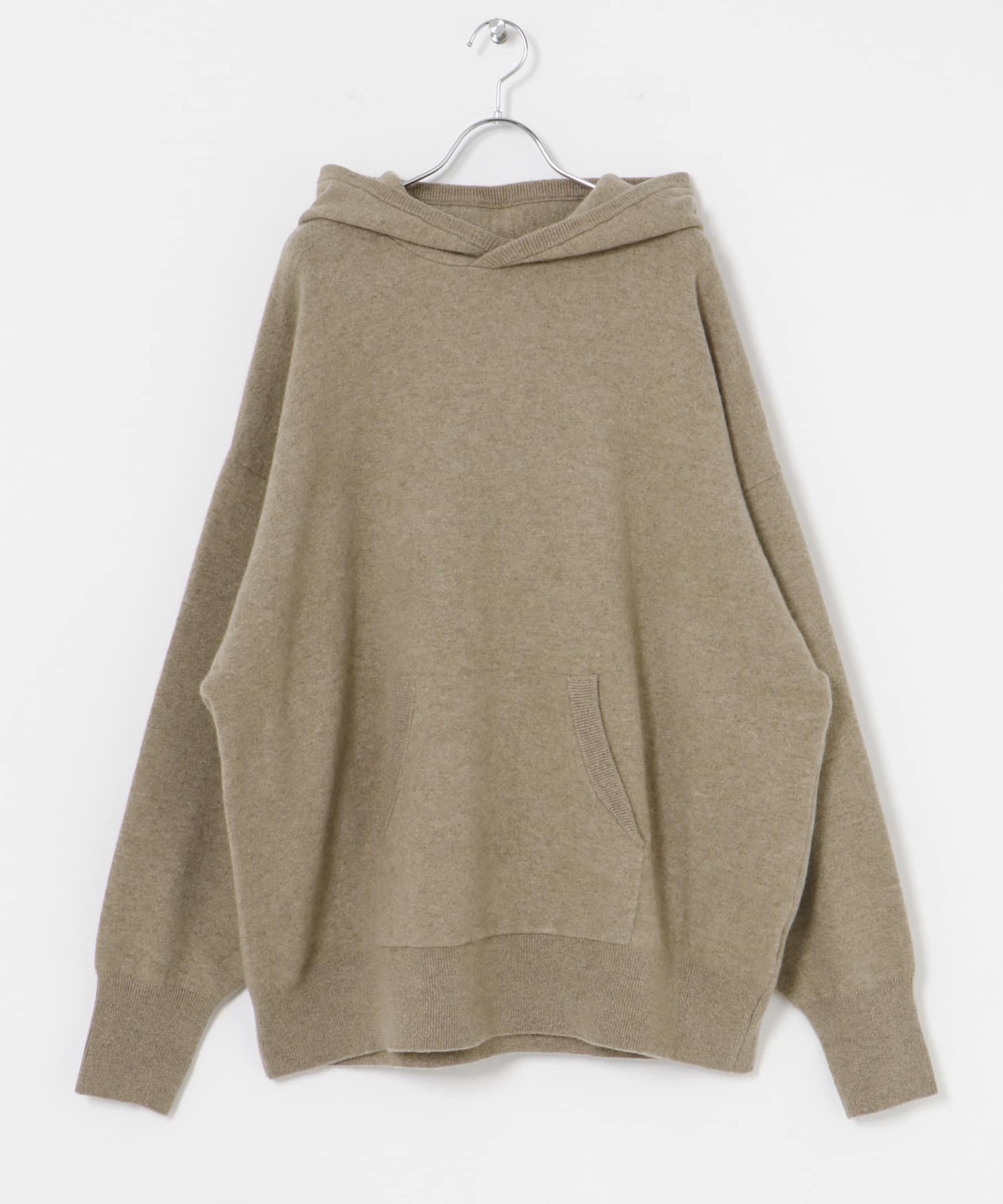 dDdDdDd　CASHMERE VINTAGE HOODIE BEIGE M
