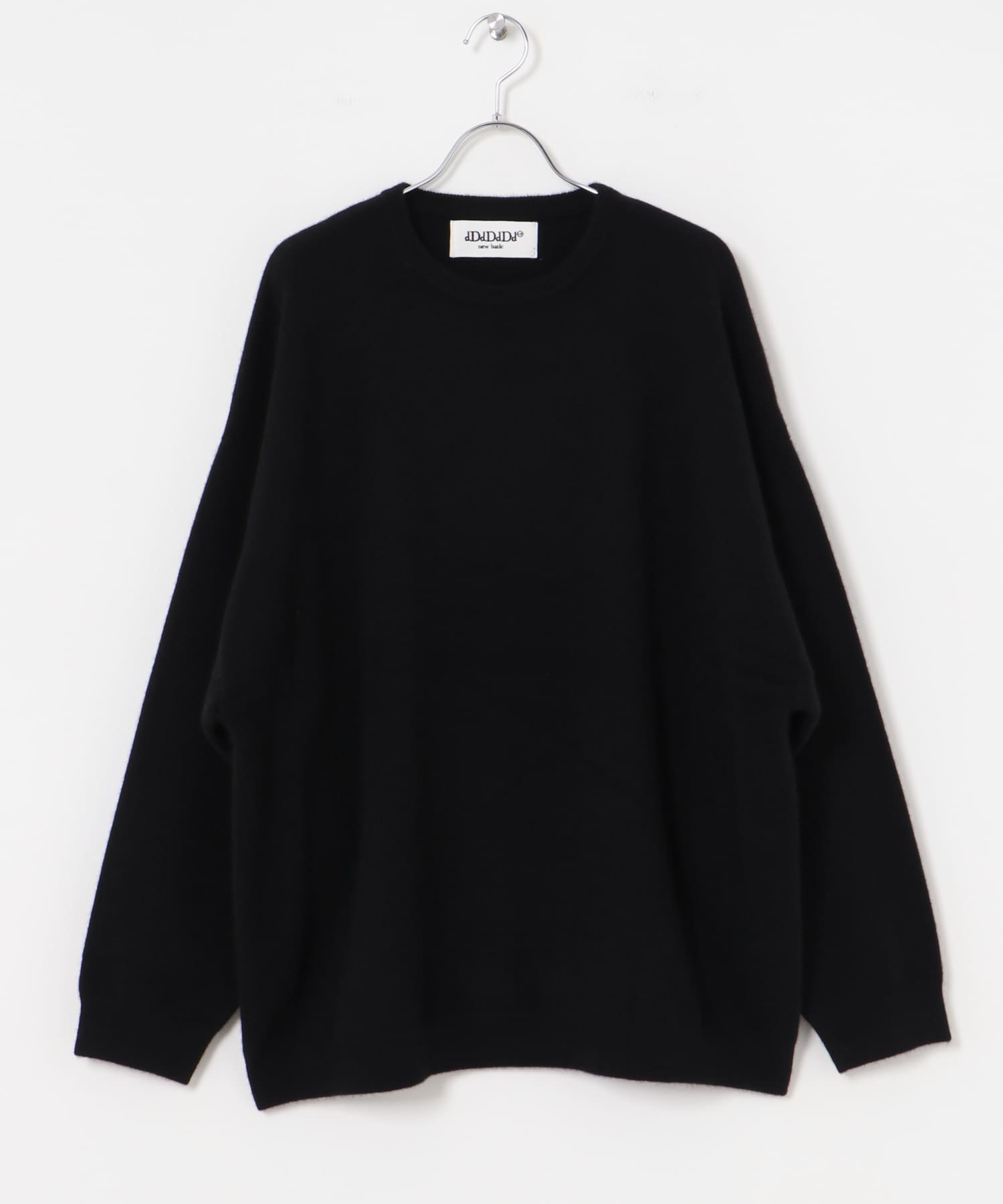 dDdDdDd　CASHMERE STANDARD CREW BLACK M