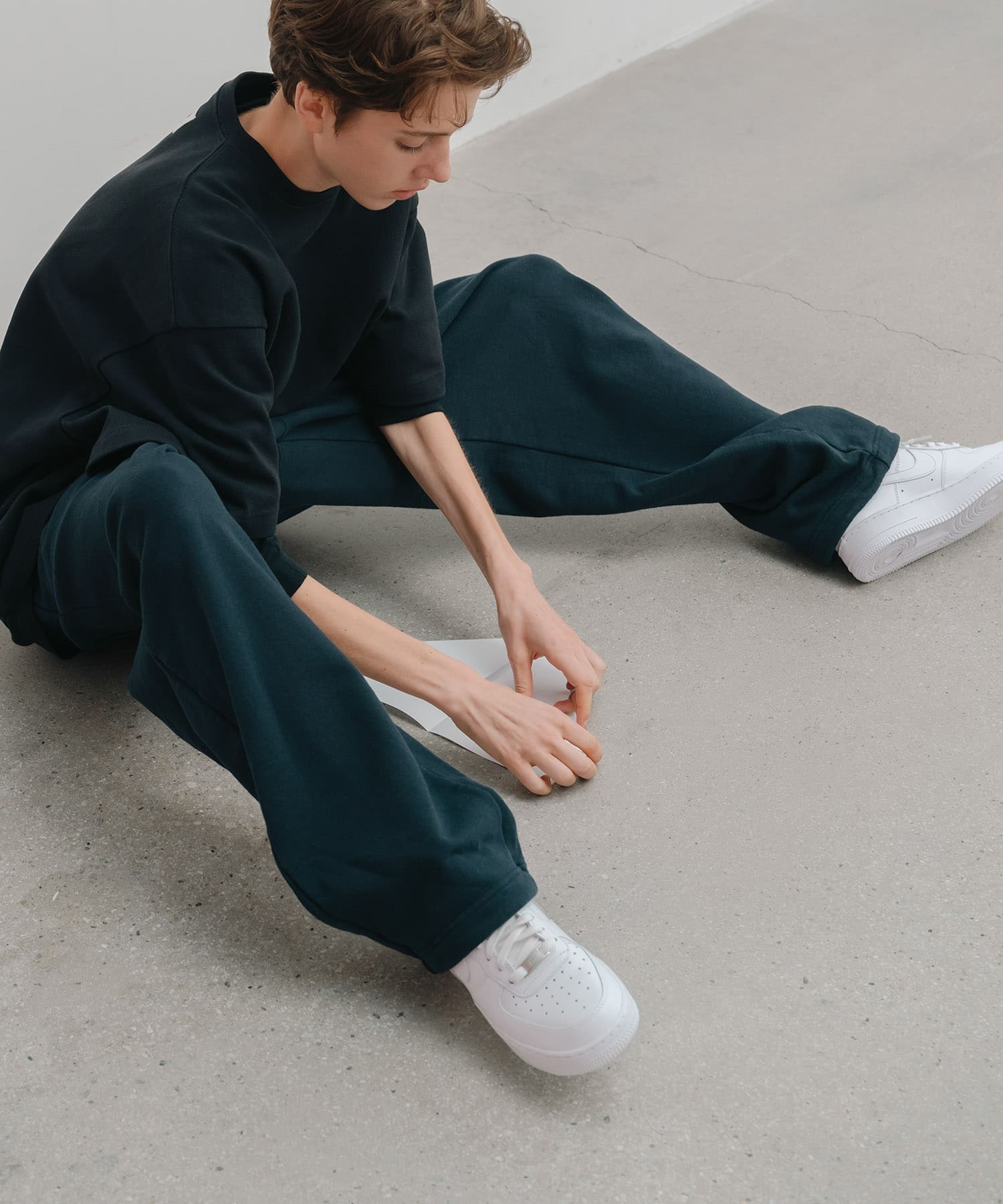 dDdDdDd　WIDE SPORTY SWEAT PANTS