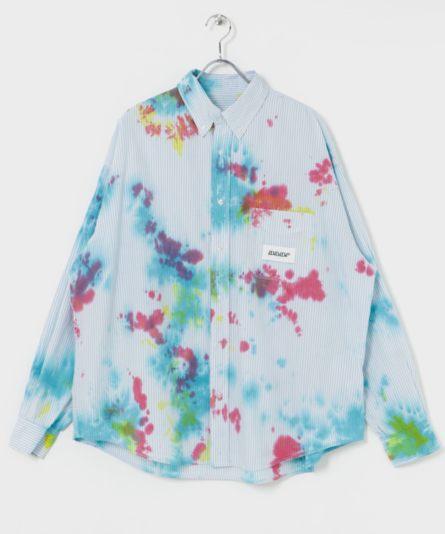 dDdDdDd　STRIPE TIE DYE LONG-SLEEVE SHIRTS
