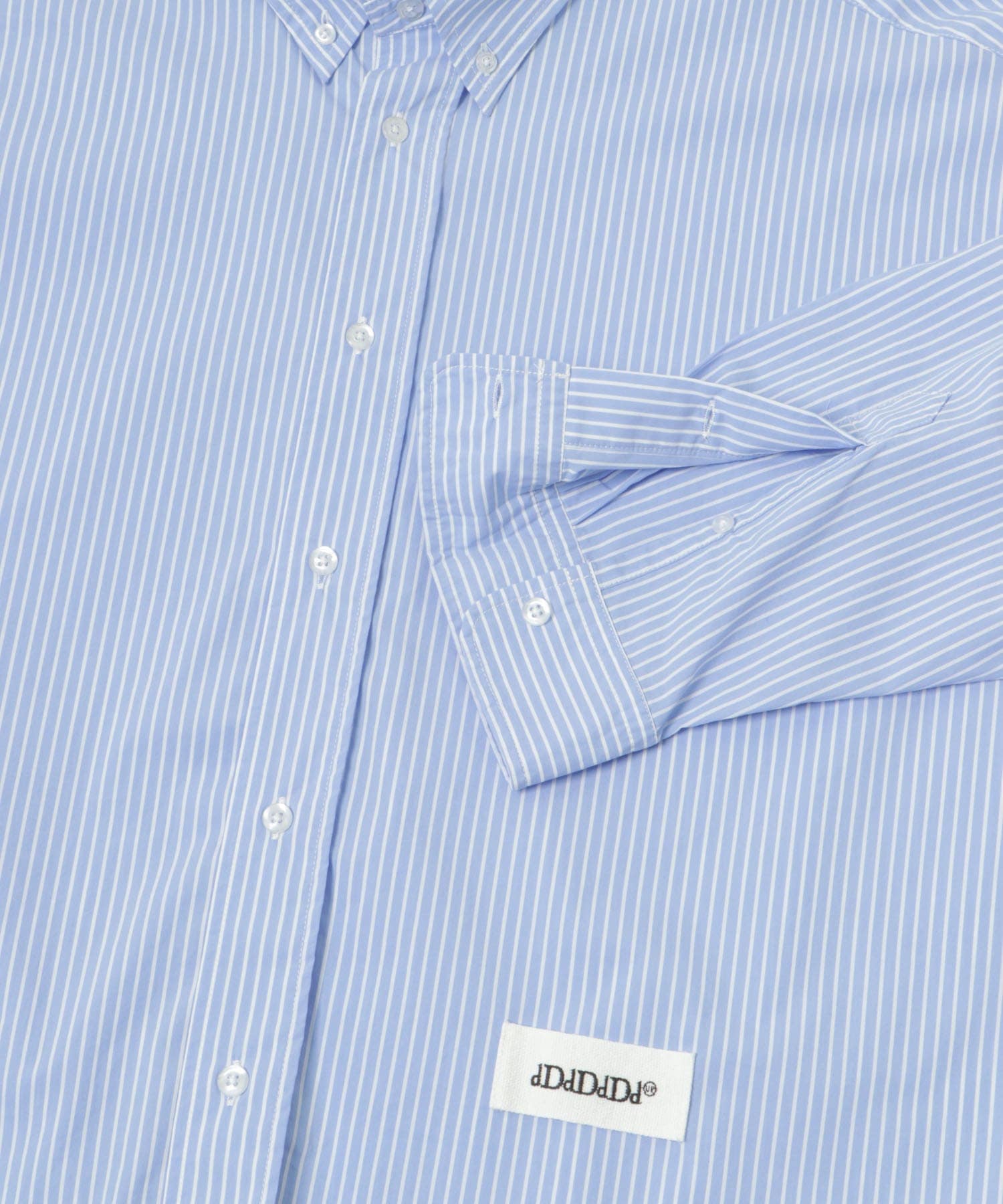 dDdDdDd COTTON STRIPE L/S SHIRTS Lサイズ dDdDdDd COTTON STRIPE LONG-SLEEVE SHIRTS(S WIDE ST): トップス