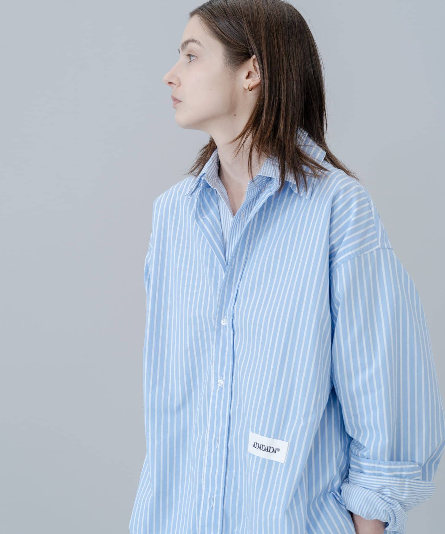 dDdDdDd　COTTON STRIPE LONG-SLEEVE SHIRTS