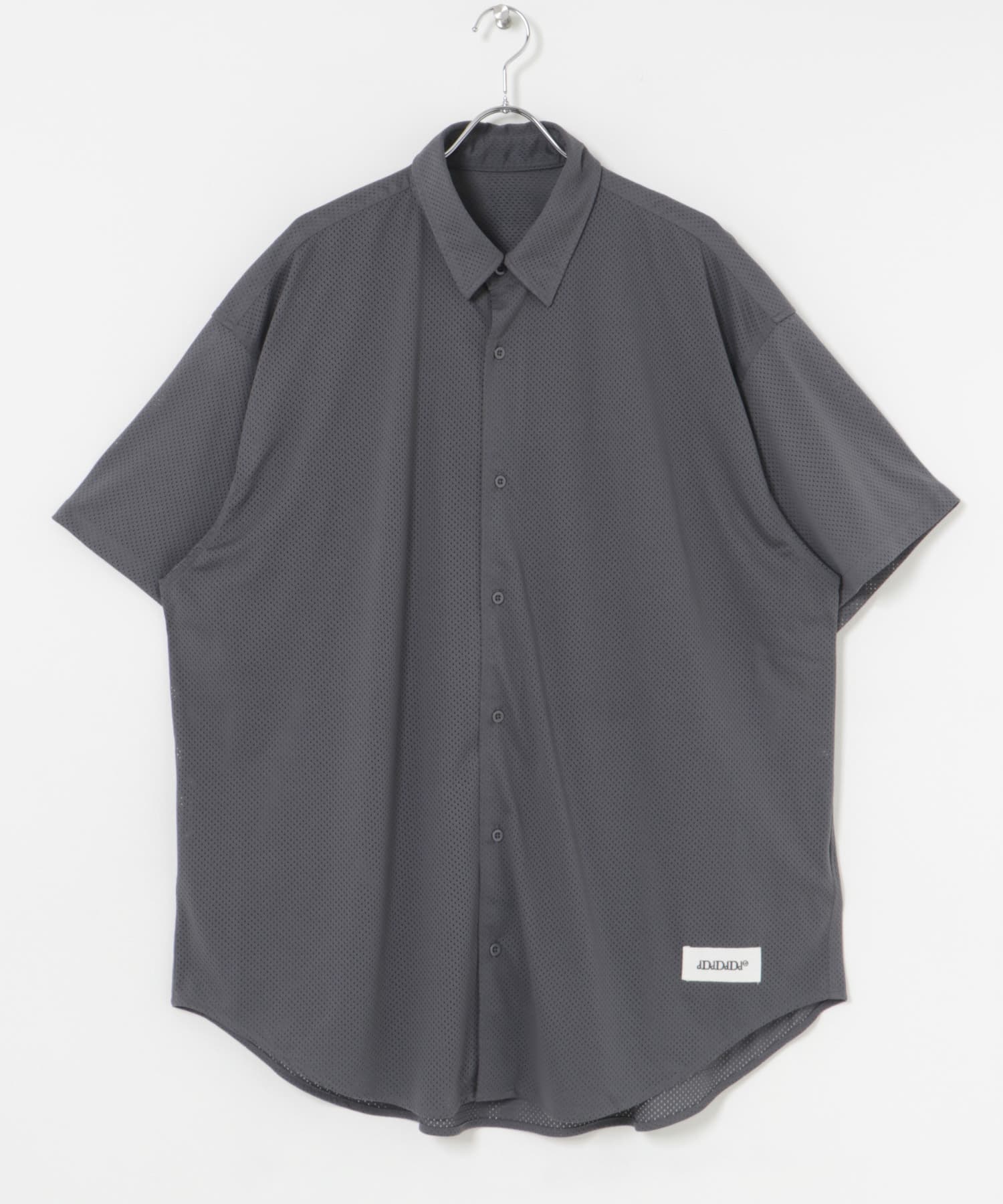 dDdDdDd　POLY MESH SHORT-SLEEVE SHIRTS