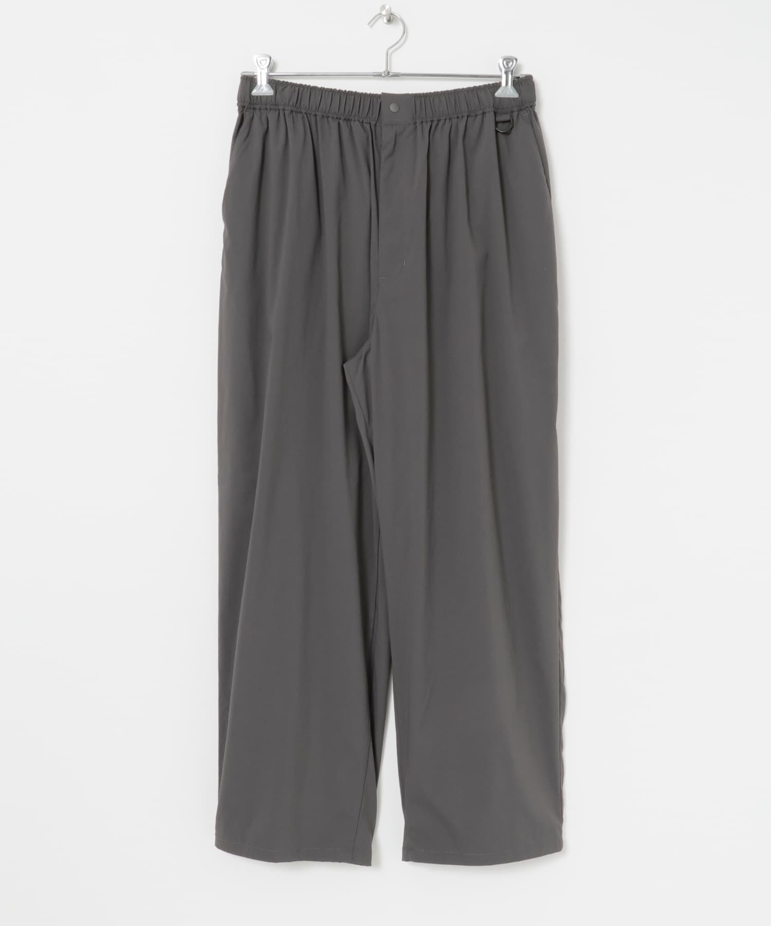 dDdDdDd　NYLON WIDE TAPERED PANTS CHARCOAL S