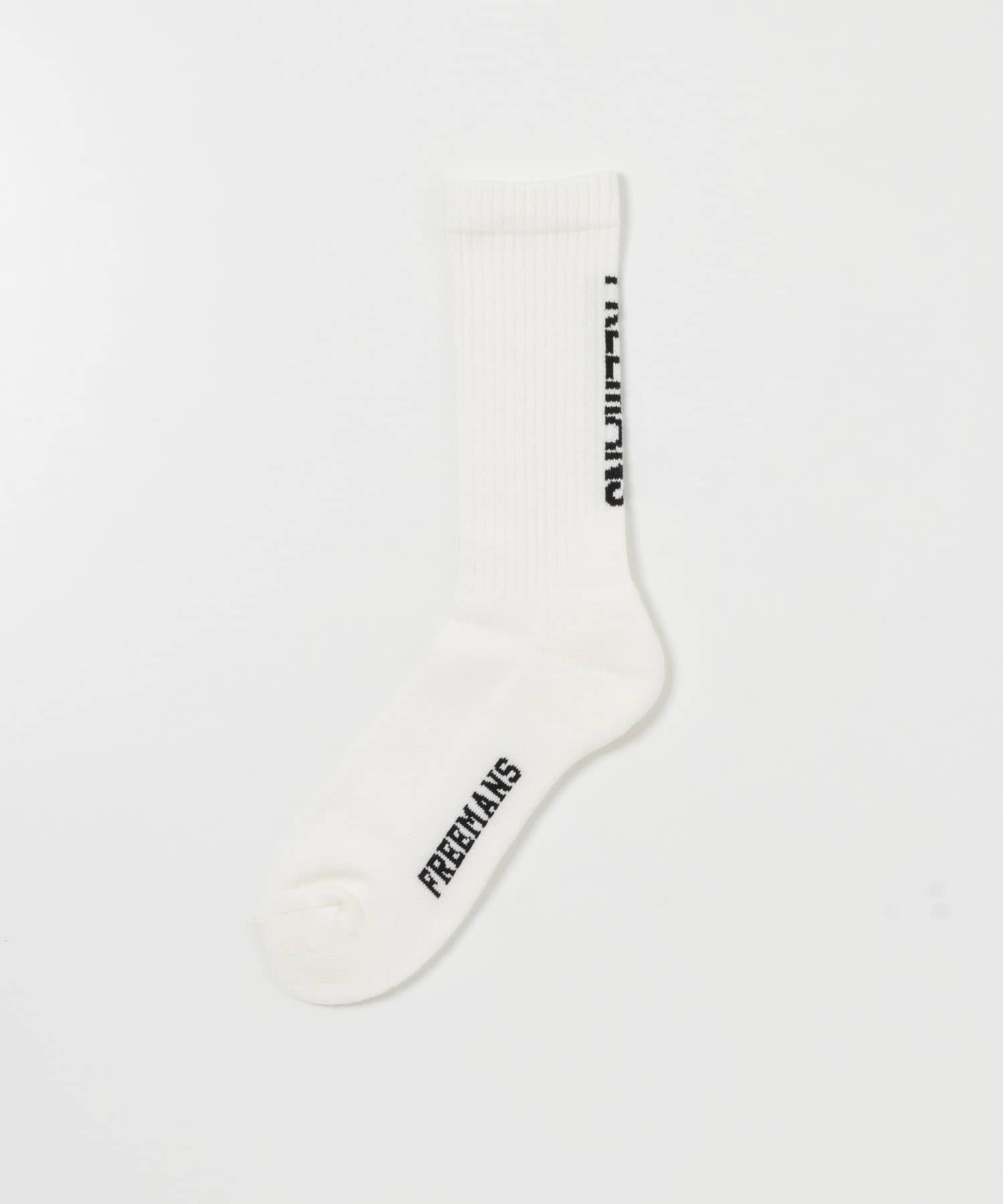 FREEMANS SPORTING CLUB　BARBER SOX WHT FREE