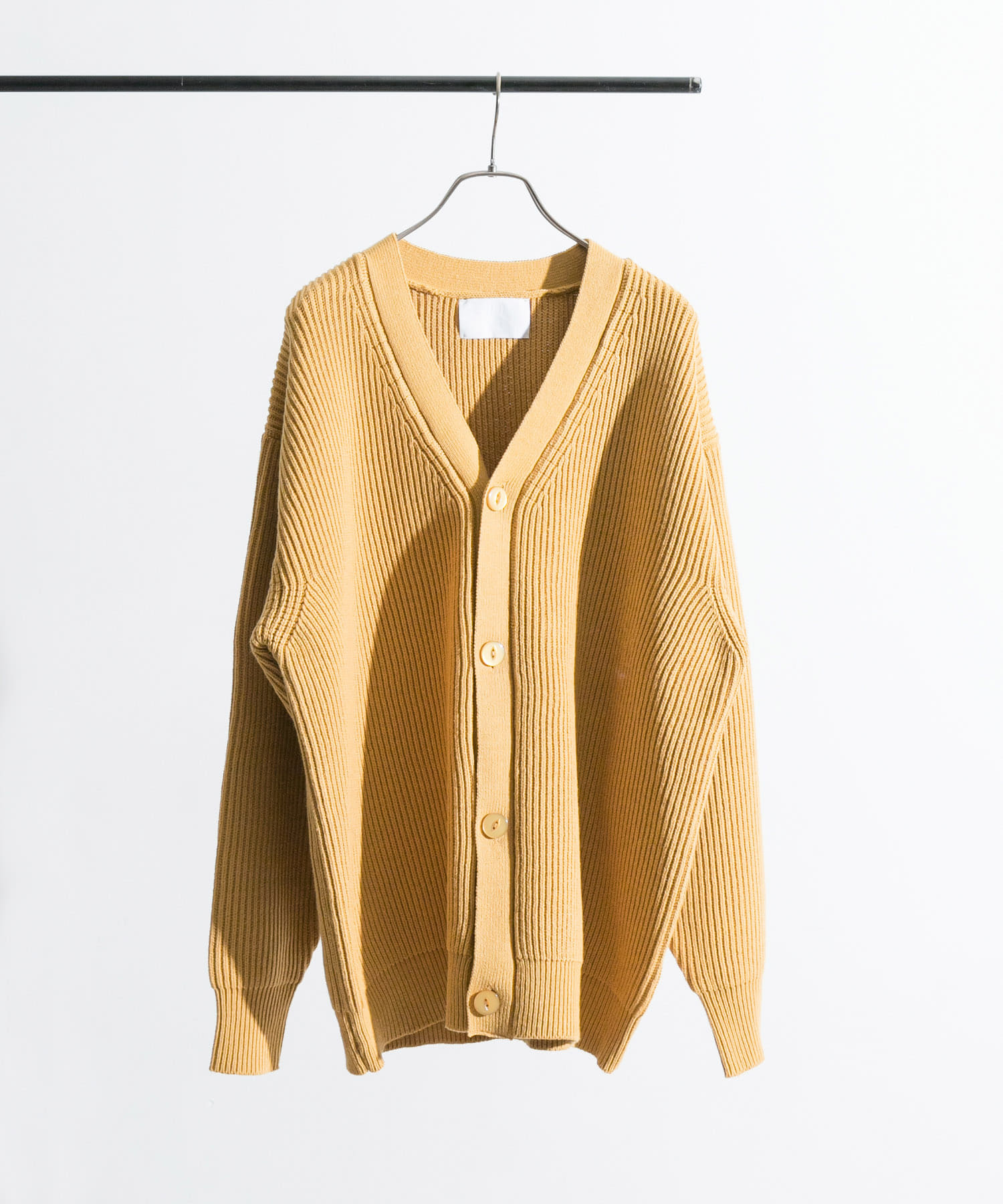 URBAN RESEARCH iD　オーバーサイズカーディガン ゴールド M