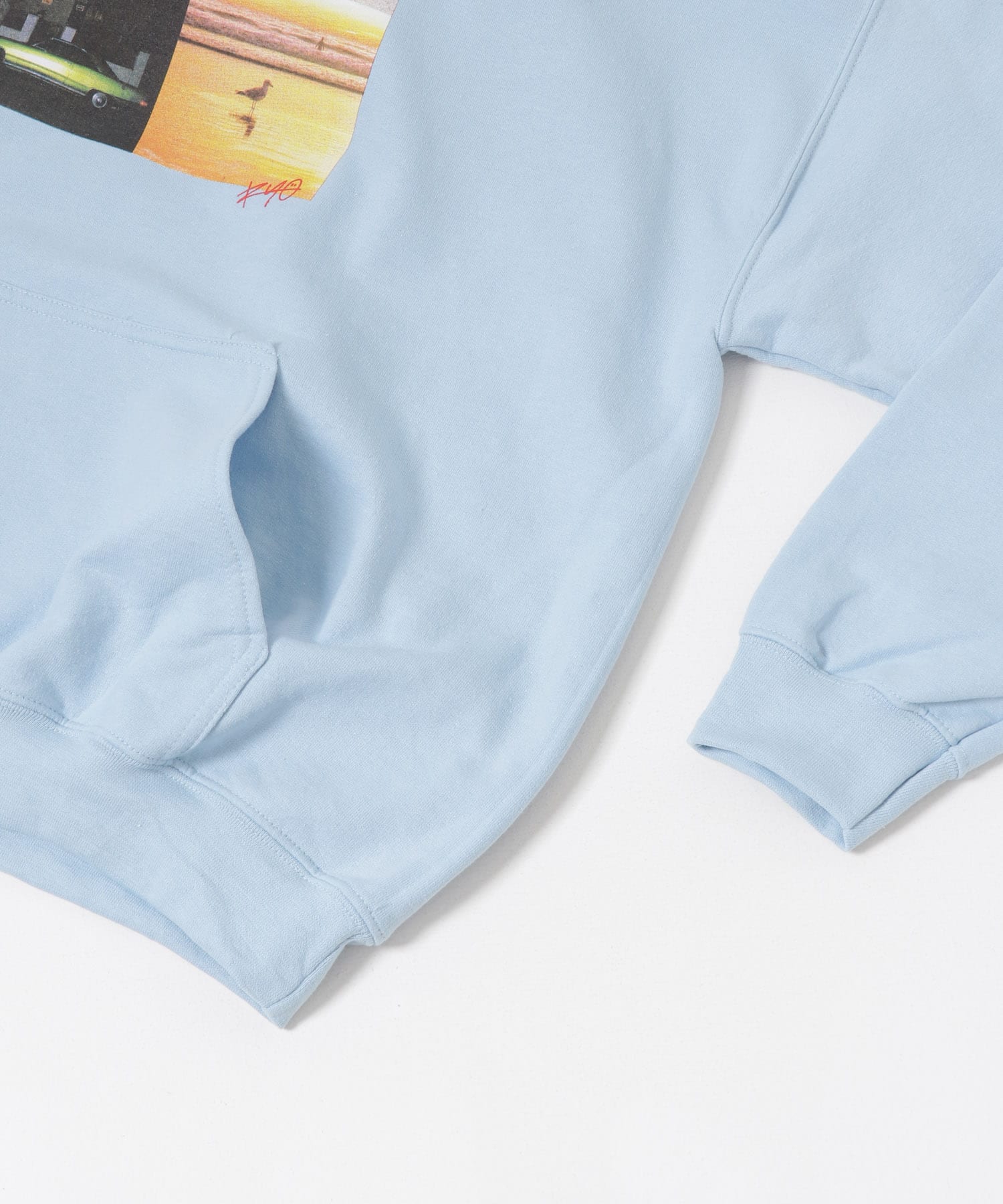 URBAN RESEARCH iD　COLOR FILM Sweat Hoodie L.BLUE M