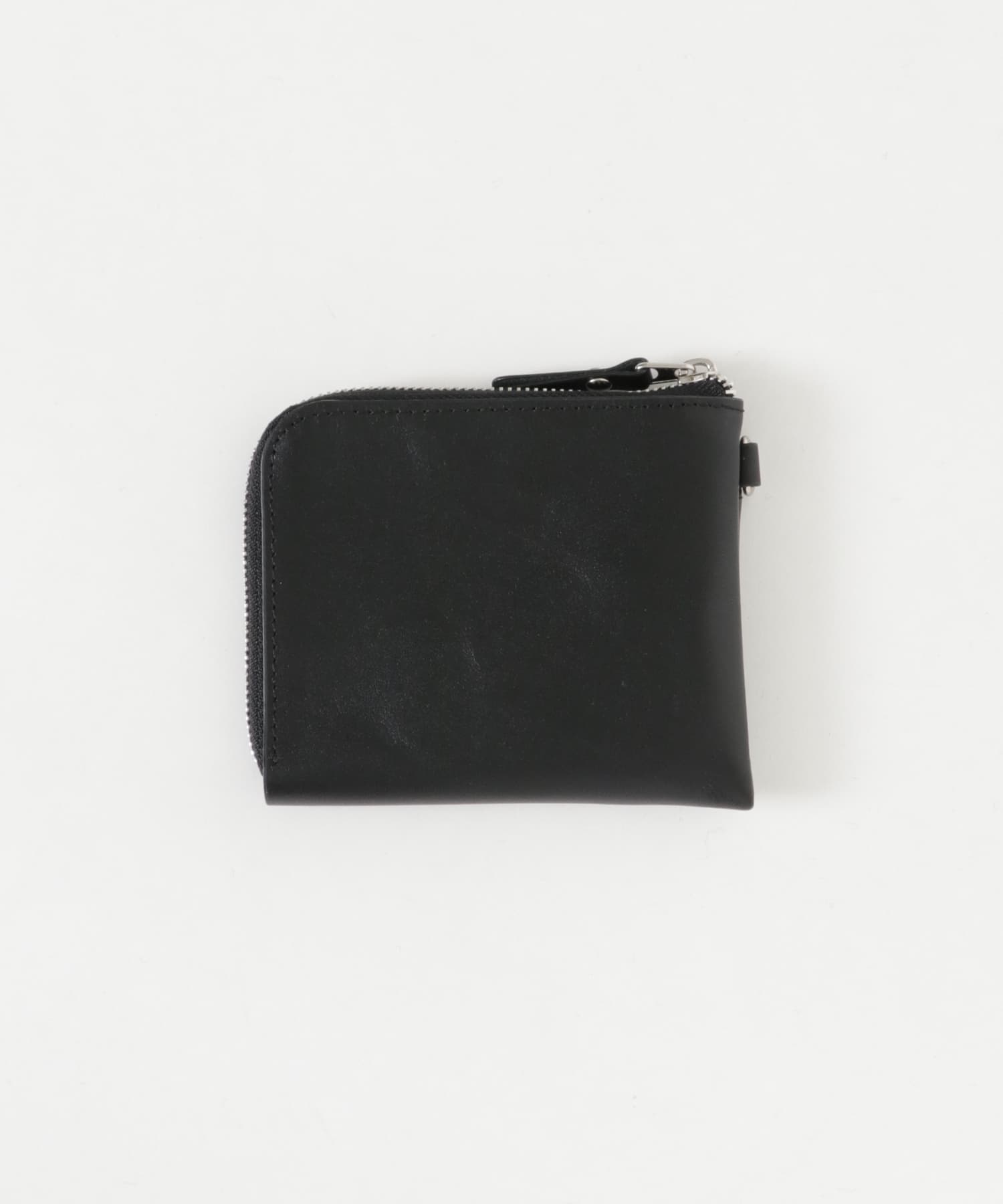 URBAN RESEARCH iD　italianleather zipwallet BLACK FREE