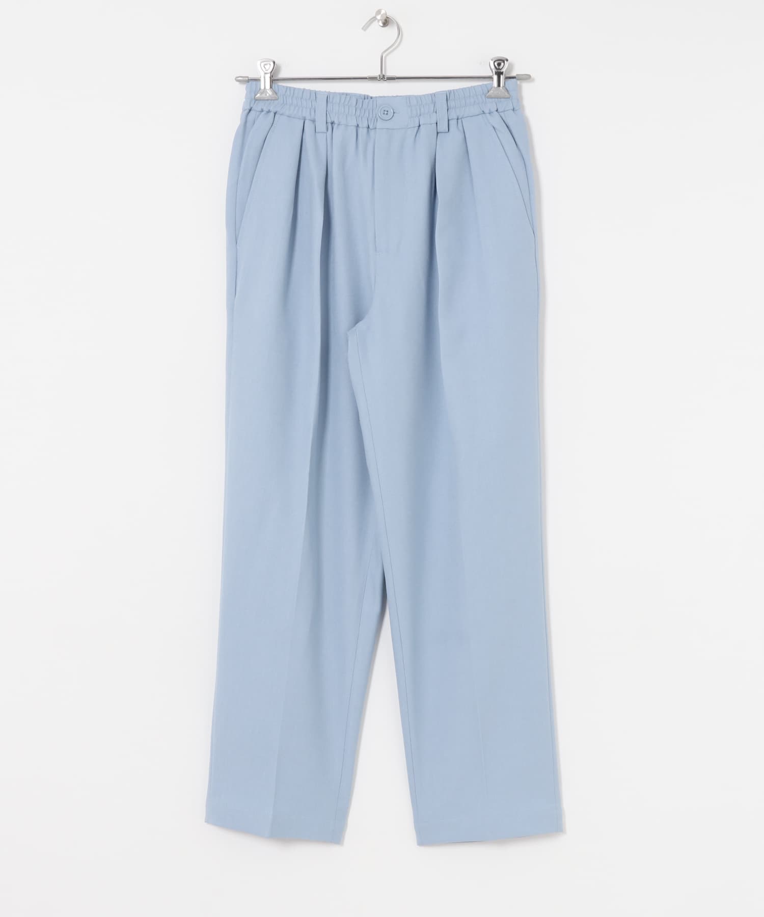 URBAN RESEARCH iD　LINEN LIKE EASY PANTS BLUE M