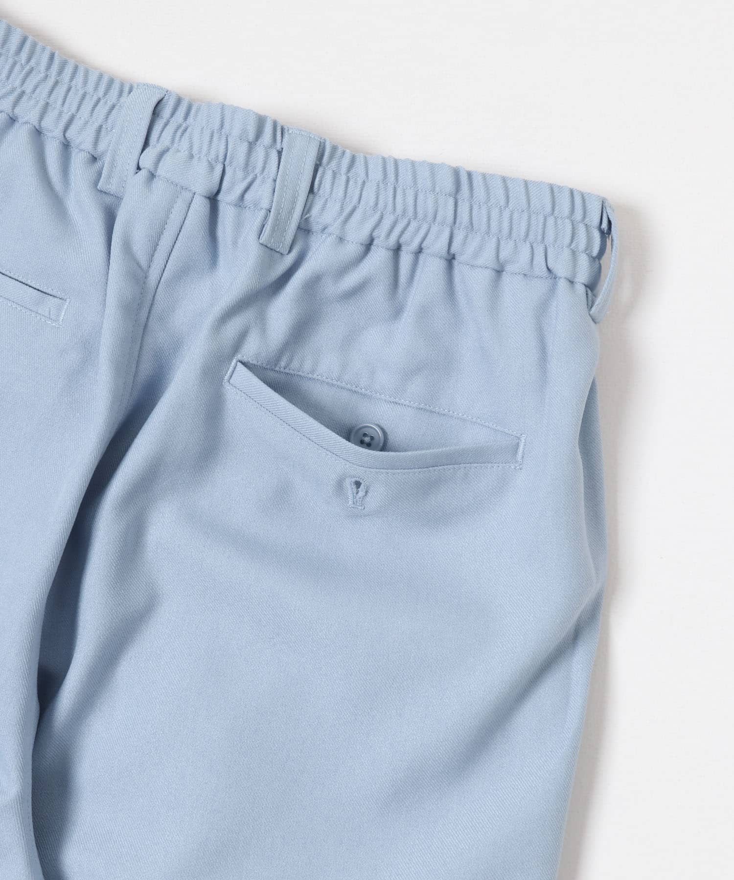 URBAN RESEARCH iD　LINEN LIKE EASY PANTS BLUE M
