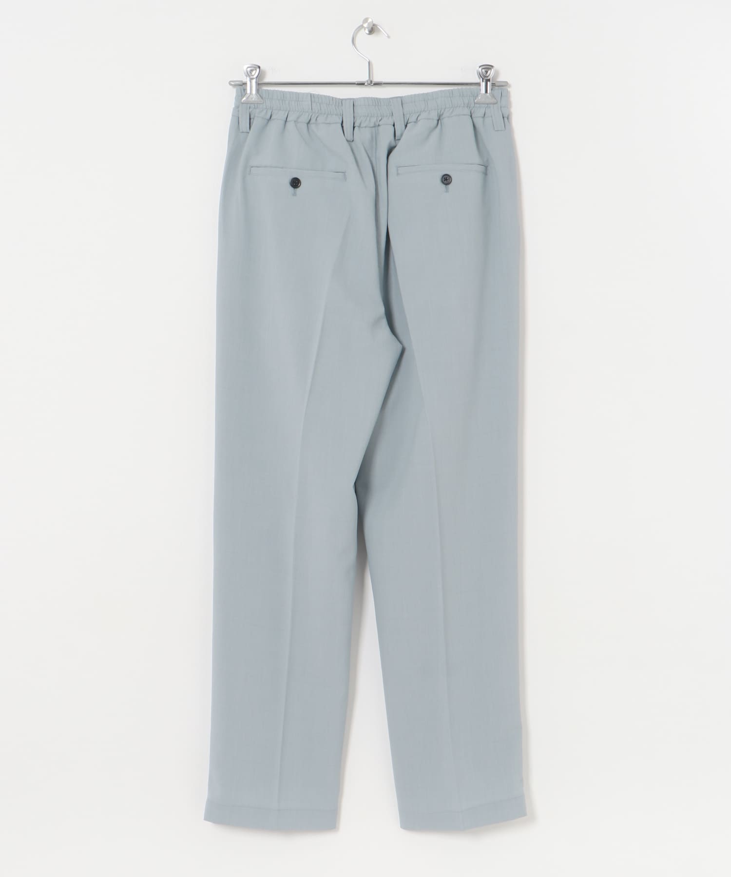 URBAN RESEARCH iD　ドライタッチLINEN LIKE EASY PANTS ブルーグレー M