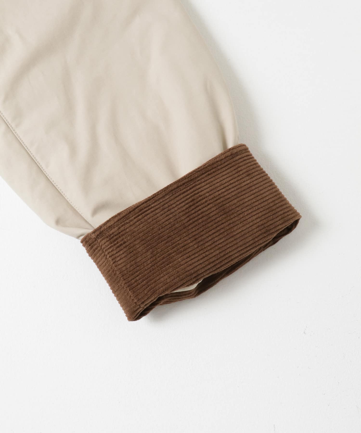 URBAN RESEARCH iD　COTTON/NYLON TECH JACKET BEIGE M