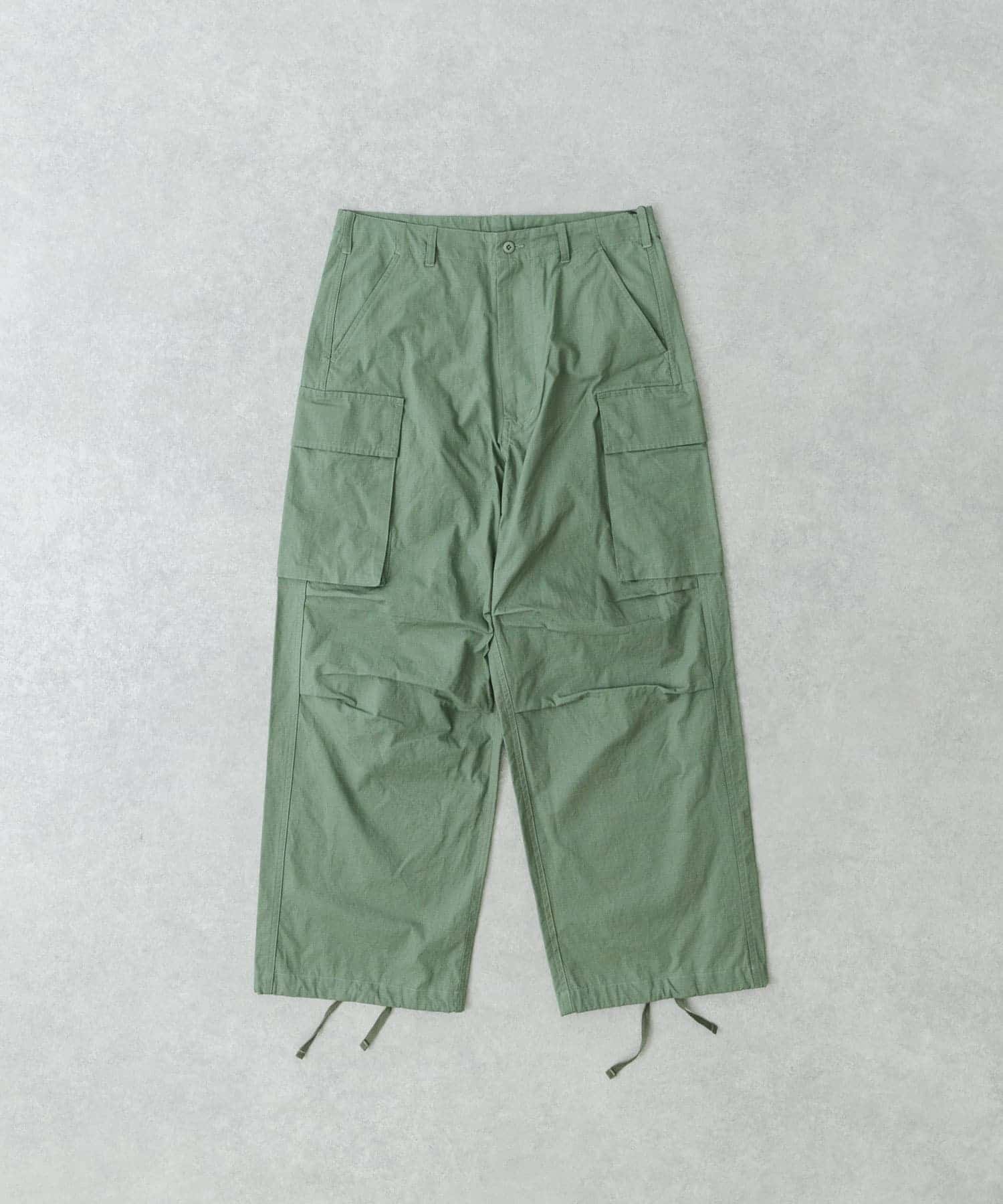 URBAN RESEARCH iD　コットンリップストップカーゴパンツ KHAKI L