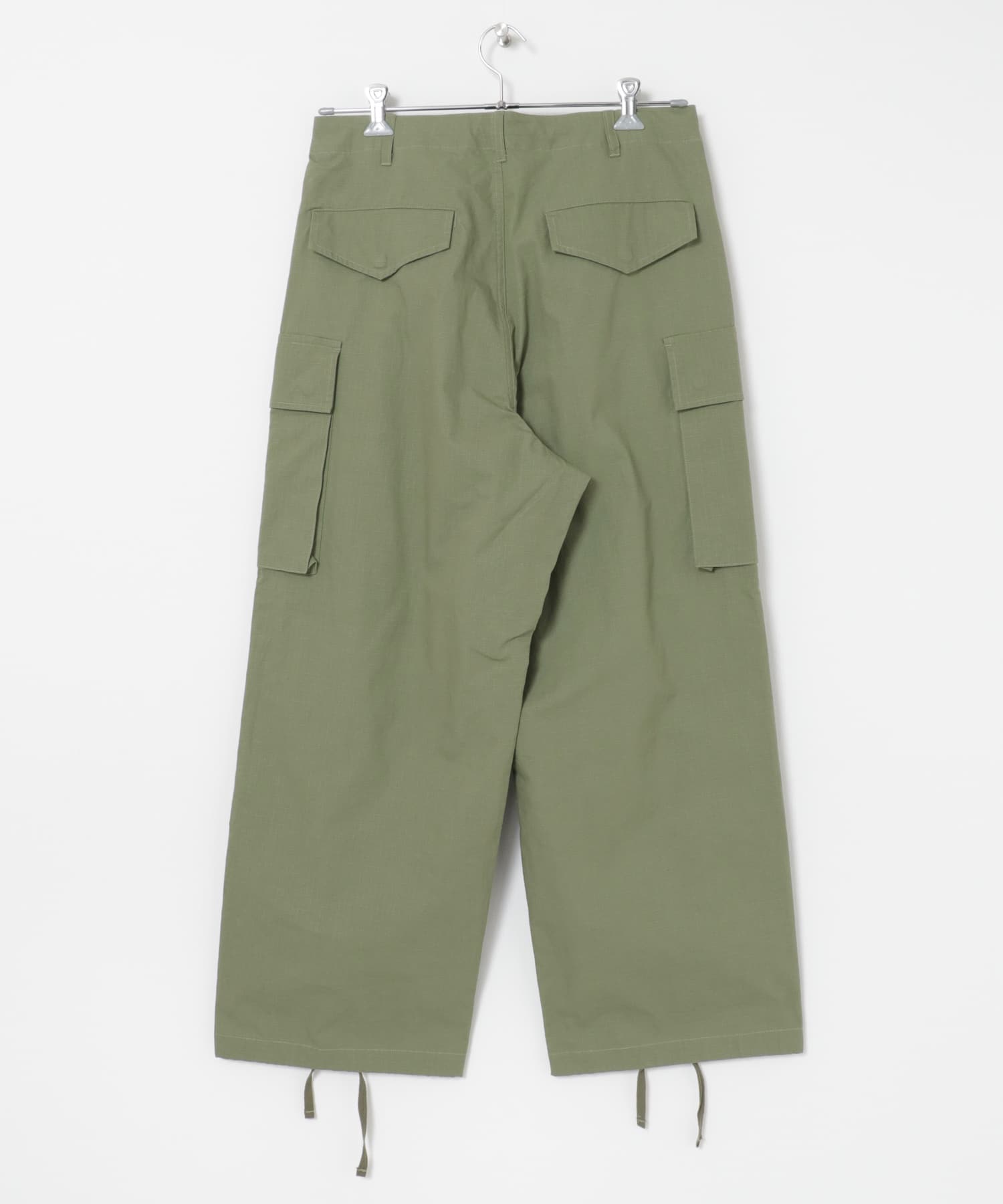 URBAN RESEARCH iD　コットンリップストップカーゴパンツ KHAKI M