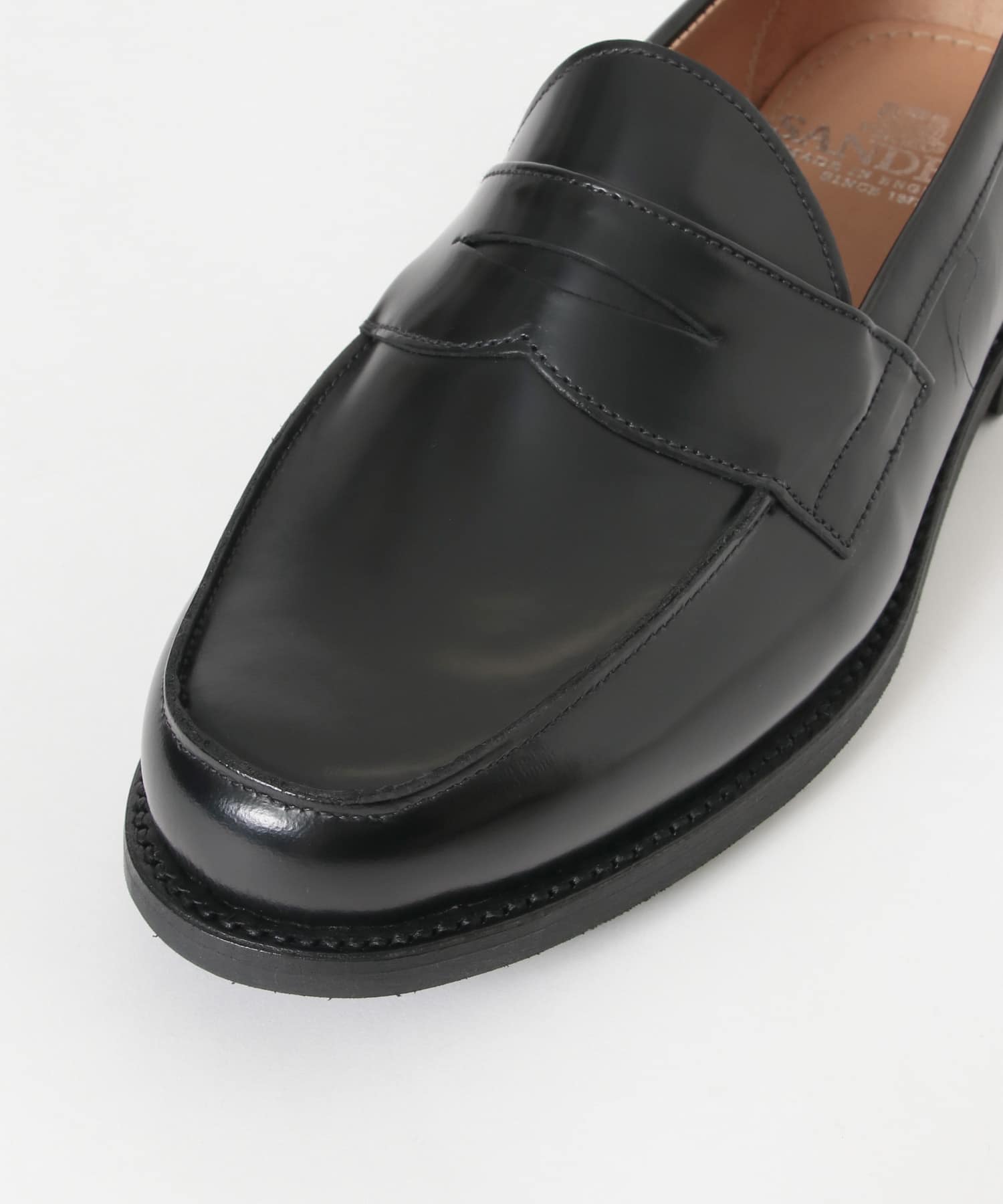 別注』Sanders×URBAN RESEARCH Butt Seam Loafer(6 BLACK