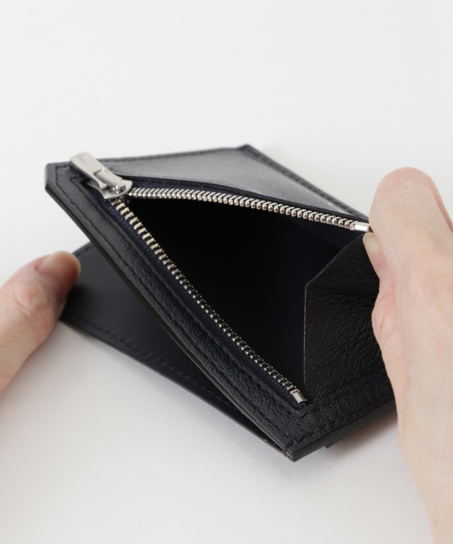 L’arcobaleno　SMART MINI WALLET DBR/NVY -