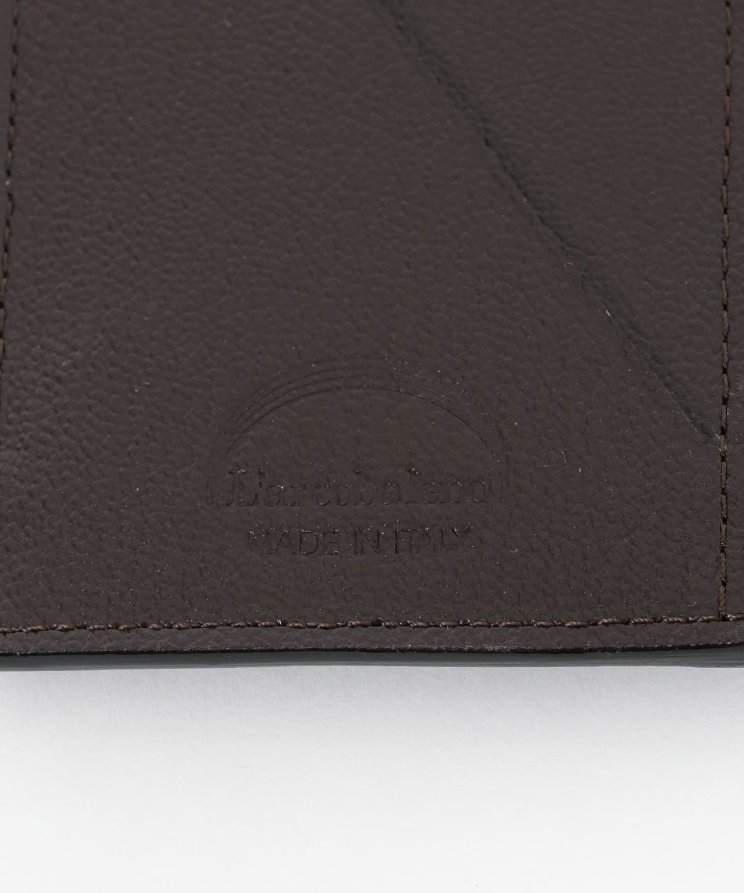 L’arcobaleno　SMART MINI WALLET DBR/NVY -