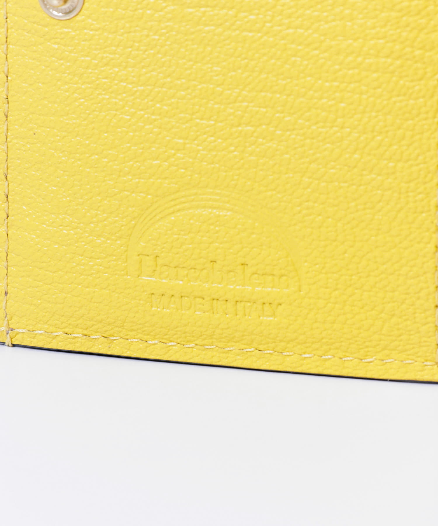 L’arcobaleno　SMART CARD WALLET GRY/YEL -