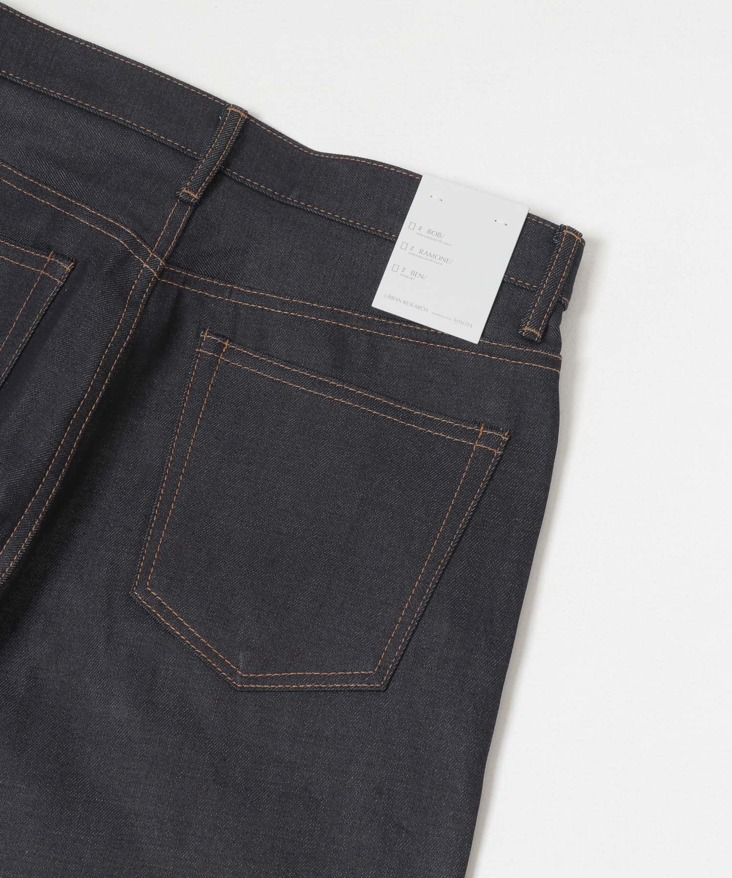 SHIOTA　スーピマDENIM PANTSスリム #RAMONE INDIGO 28