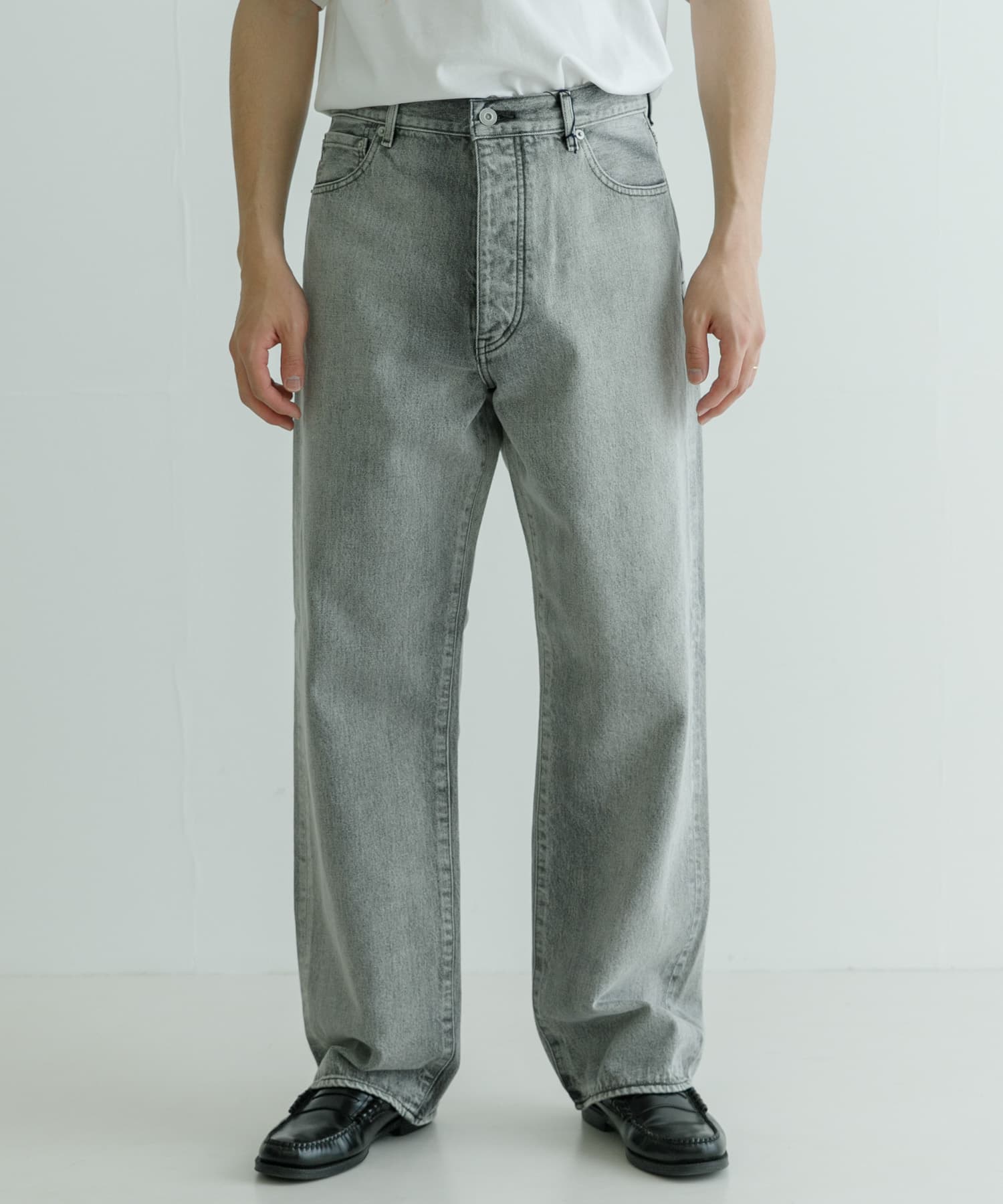 YLEVE　13.5ozDENIM STRAIGHT FADE