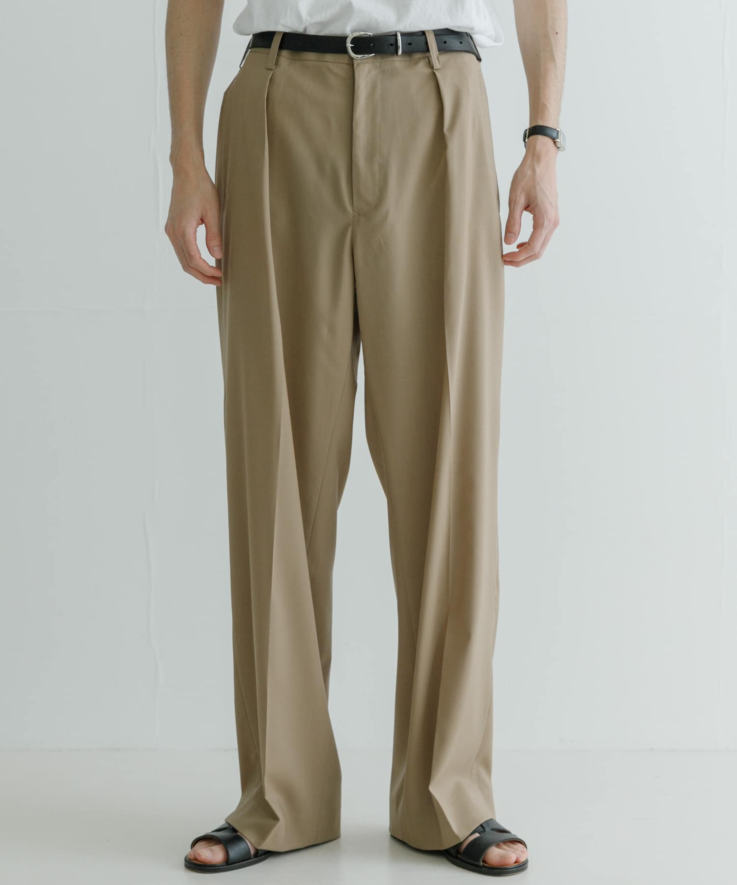 SEVEN BY SEVEN　IN-TUCK TROUSERS