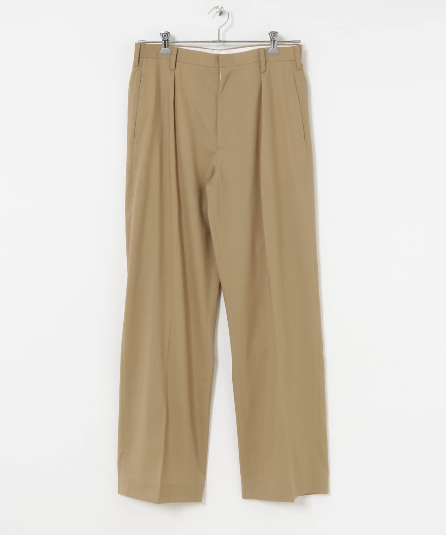 SEVEN BY SEVEN　IN-TUCK TROUSERS 040 BEIGE S