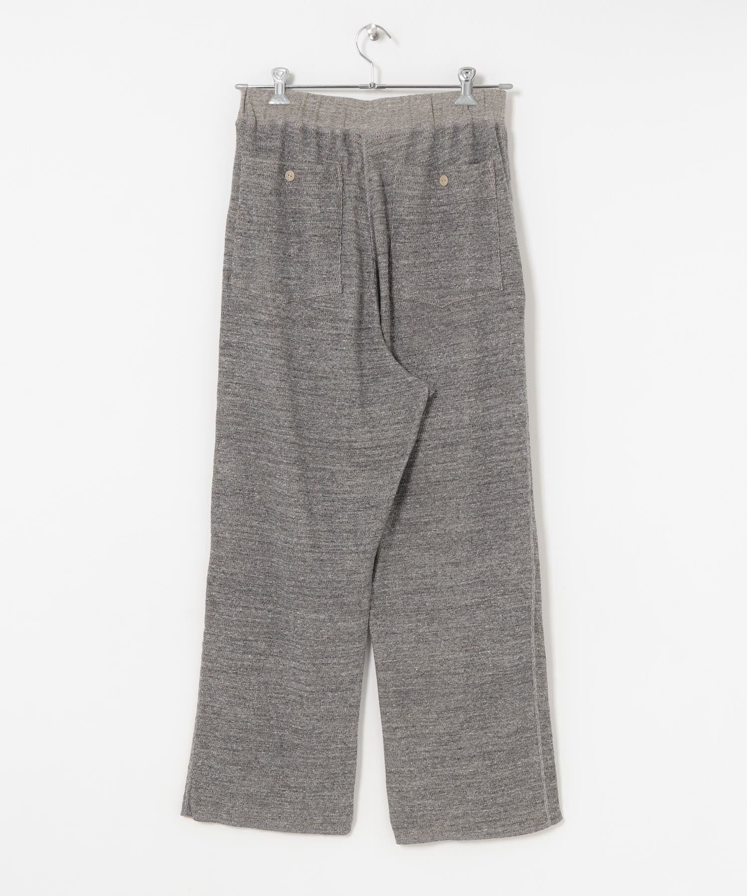 SEVEN BY SEVEN　ORGANIC COTTON THARMAL PANTS 020 GRY S