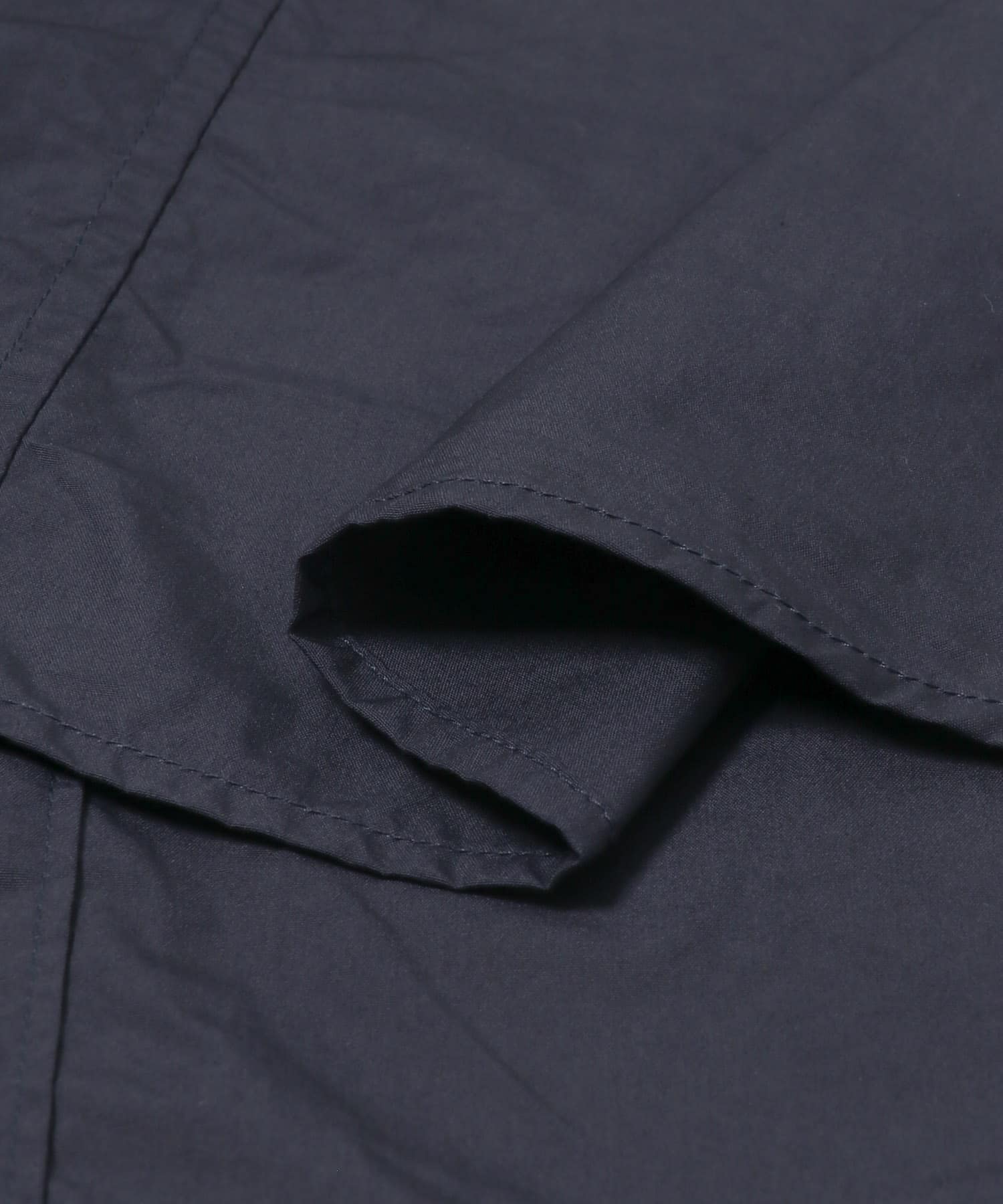 ATON　SUVIN BROAD WASHED SHIRTS NAVY 4