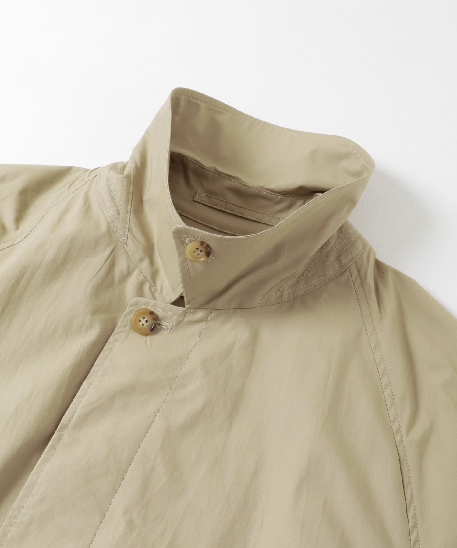 CIOTA　Balmacaan Coat BEIGE 4