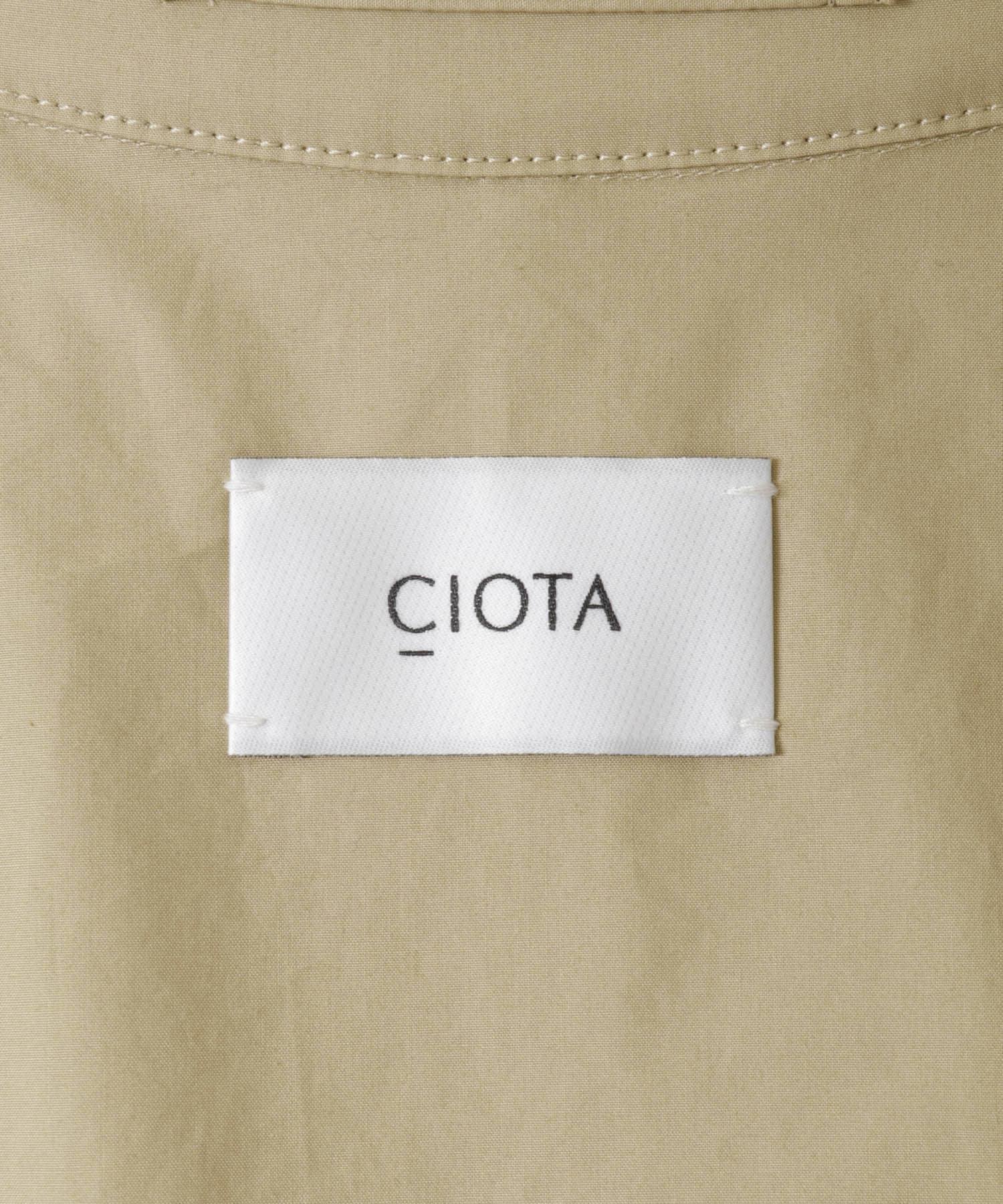 CIOTA　Balmacaan Coat BEIGE 5
