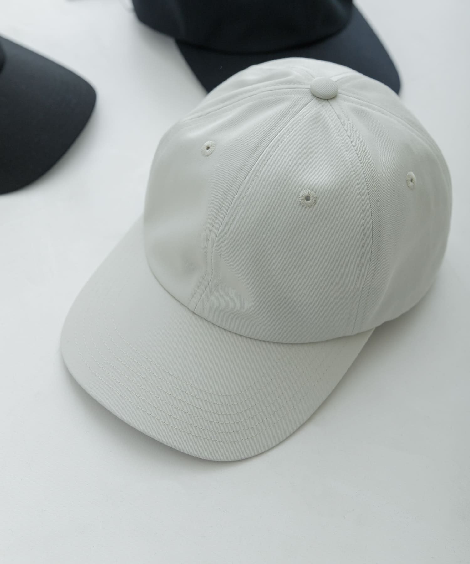 KIJIMA TAKAYUKI　COTTON CHINO 6PANEL CAP GREIGE FREE