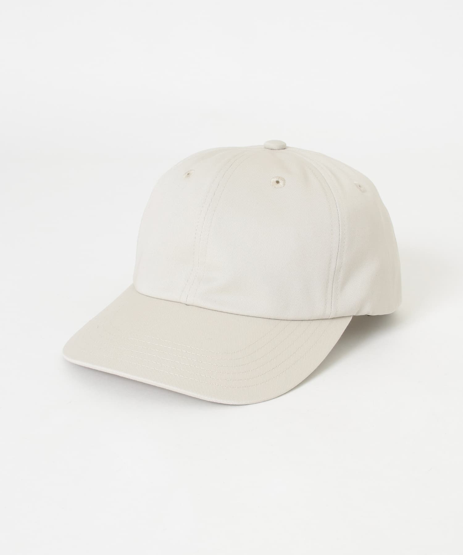 KIJIMA TAKAYUKI　COTTON CHINO 6PANEL CAP GREIGE FREE