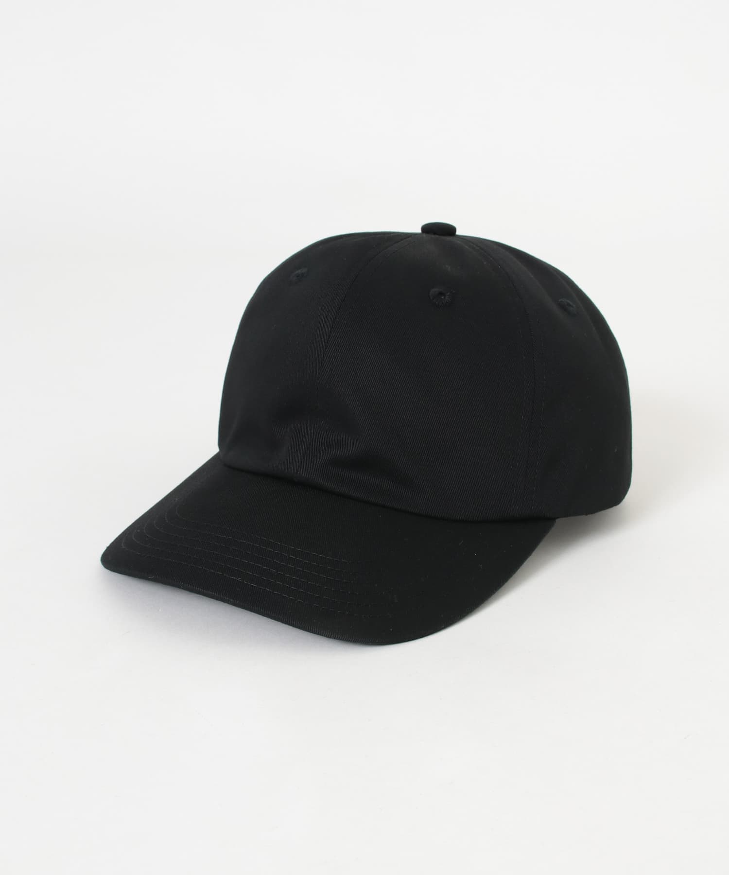 KIJIMA TAKAYUKI　COTTON CHINO 6PANEL CAP BLACK FREE