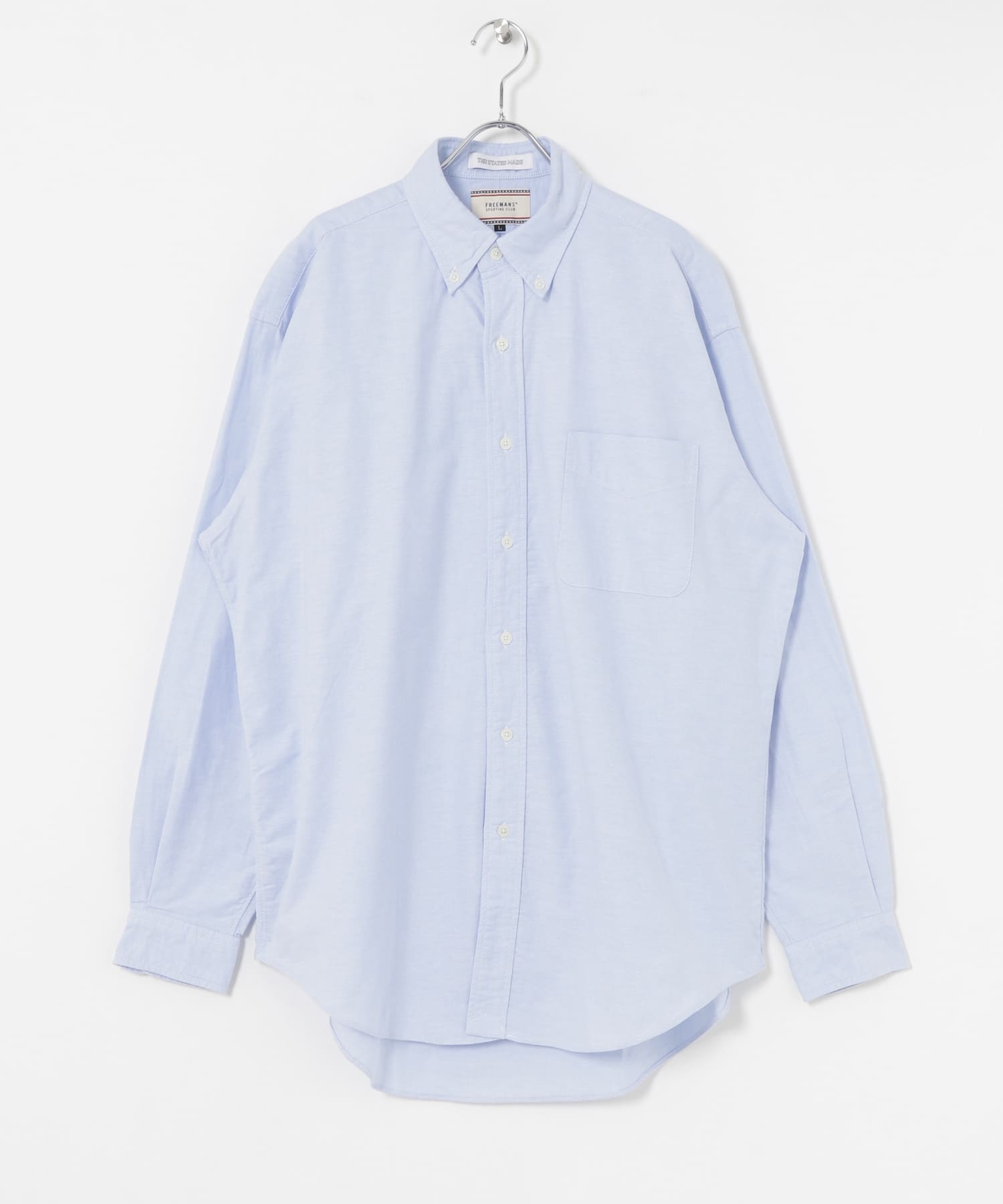 FREEMANS SPORTING CLUB　CHRYSTIE SHIRTS 50ブルー S
